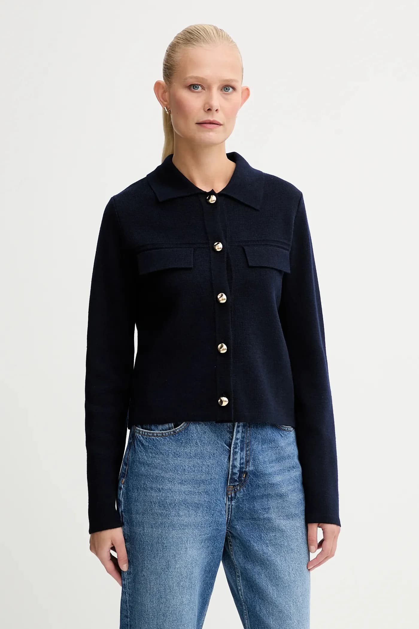 Кардиган из смесовой шерсти