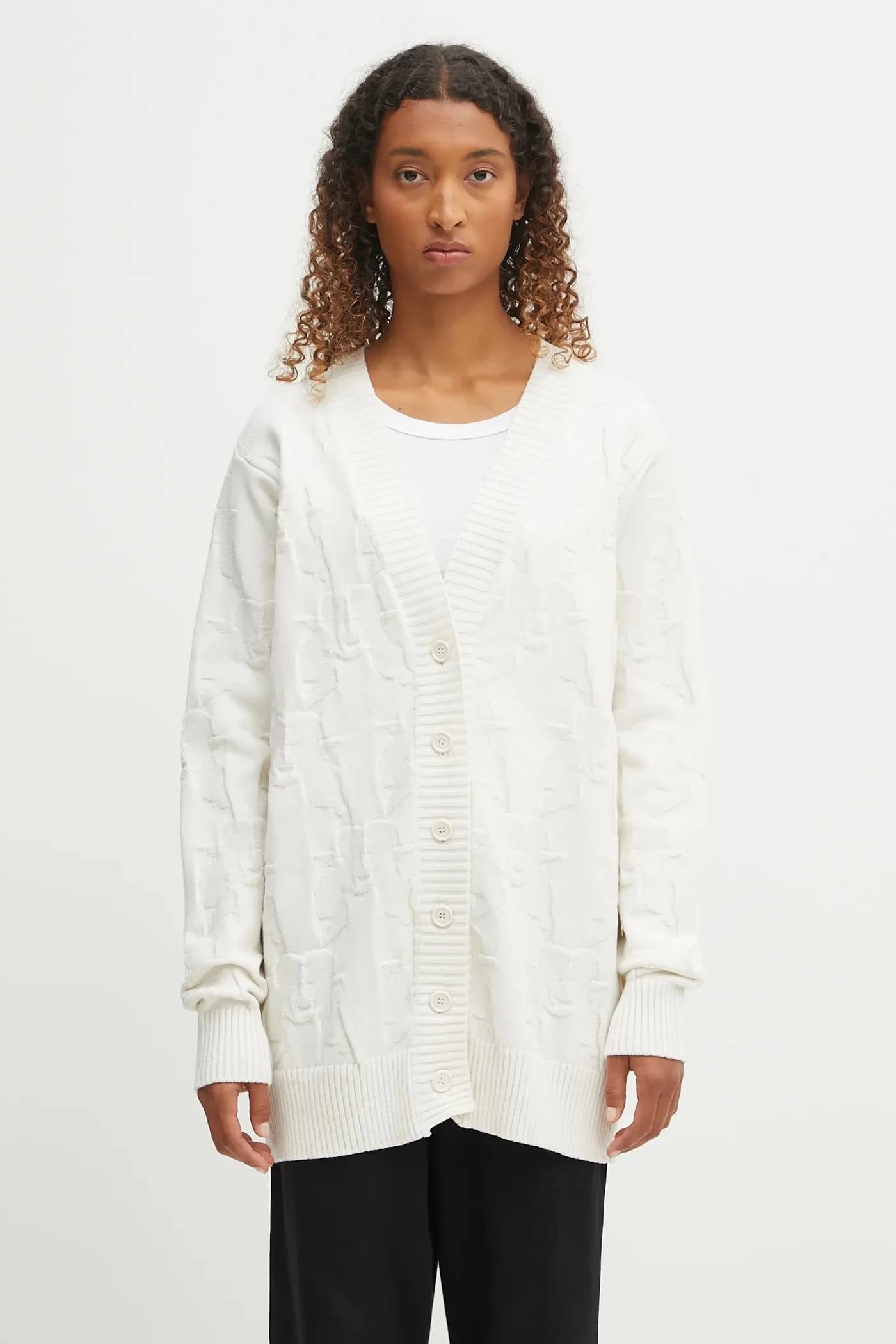 Kissing Angels Длинный шерстяной кардиган