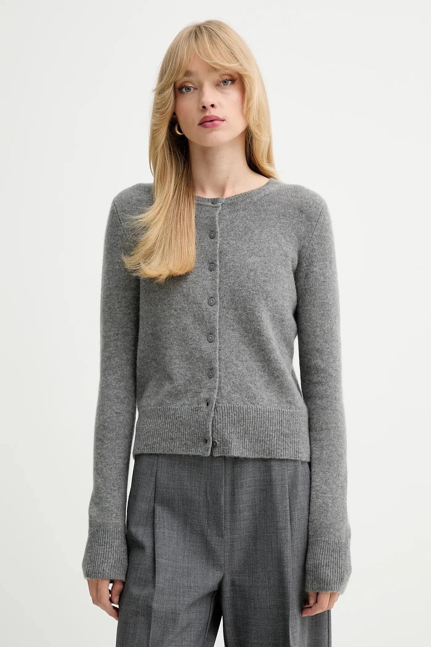 Кардиган с шерстью