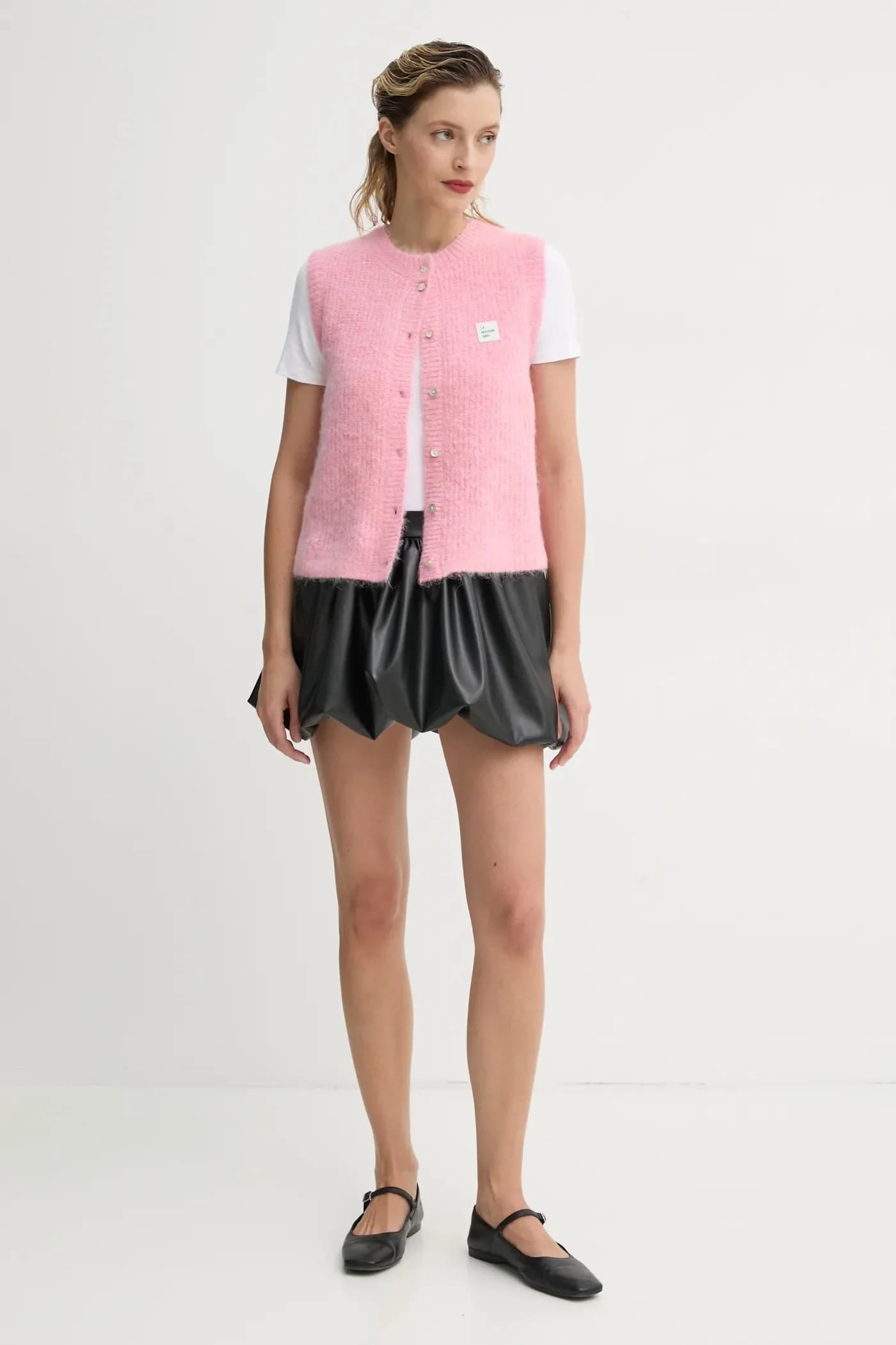 Жилет из смесовой шерсти 0 - фото 2