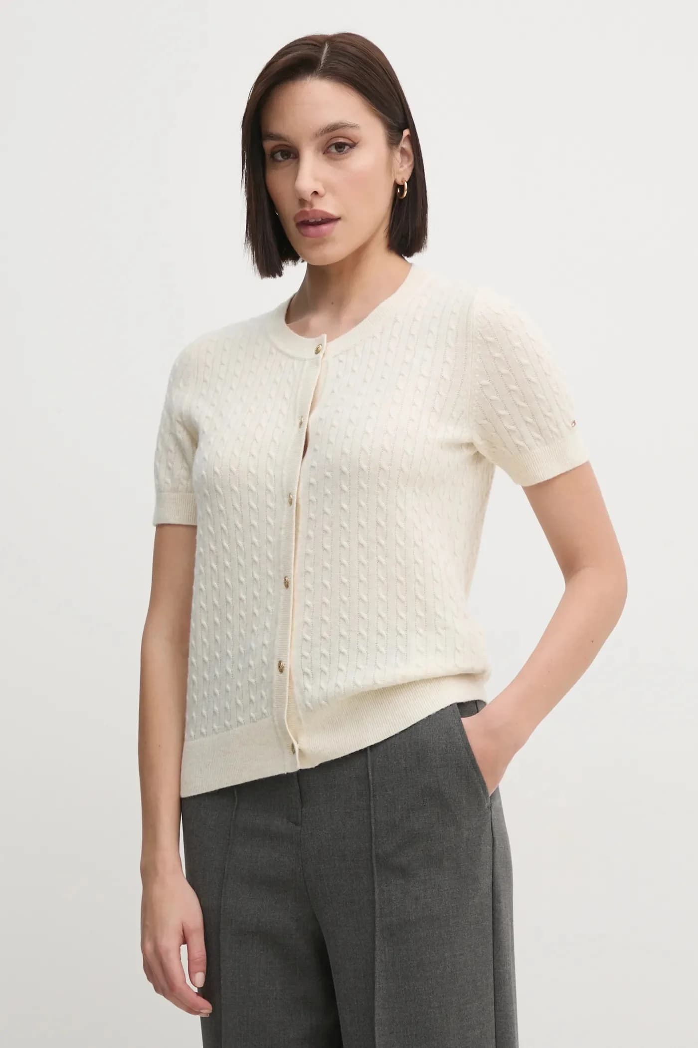 Шерстяной кардиган