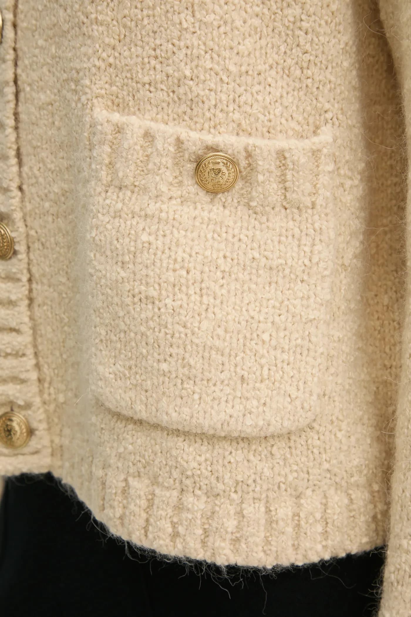 Кардиган из смесовой шерсти - фото 5