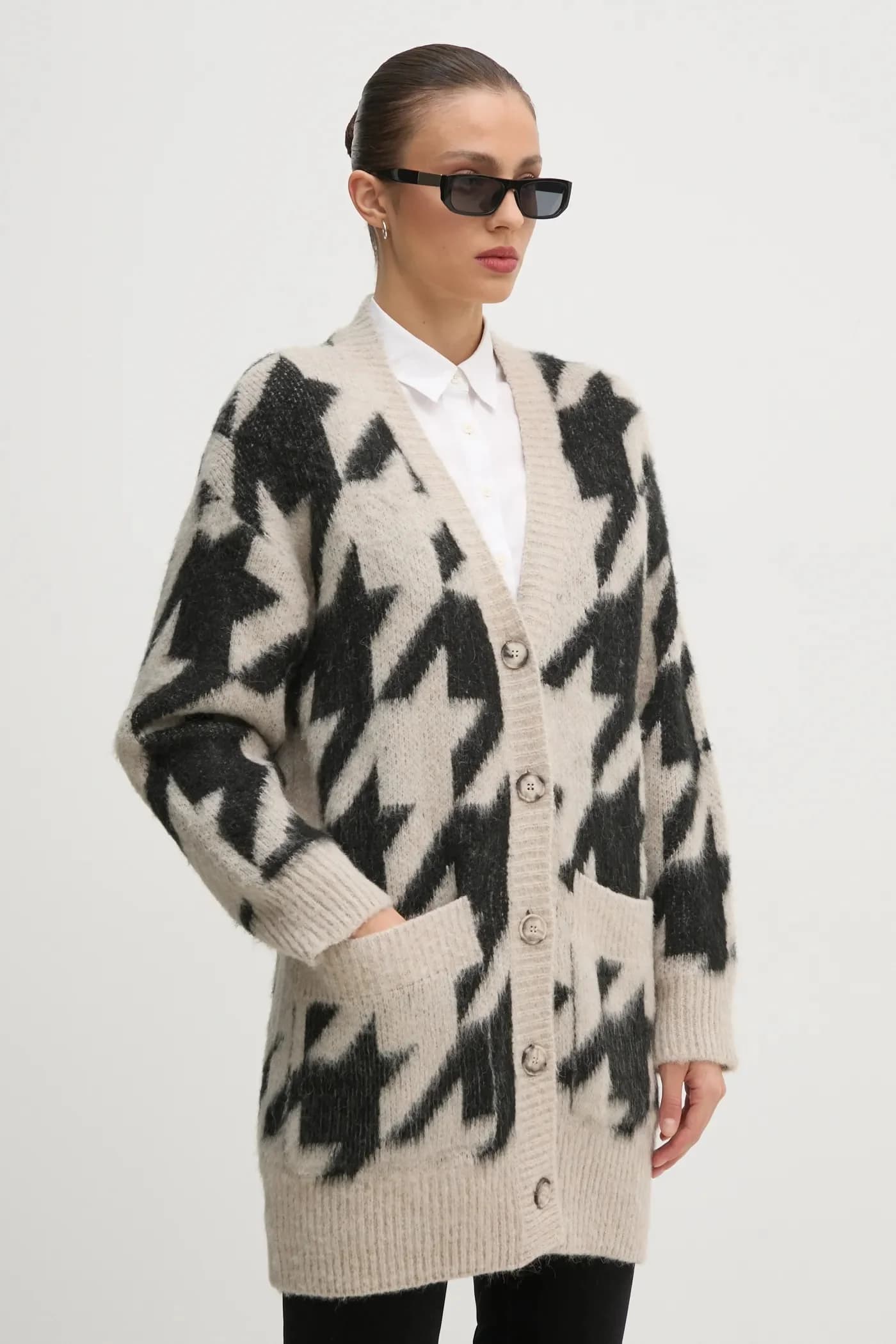 Кардиган из смесовой шерсти