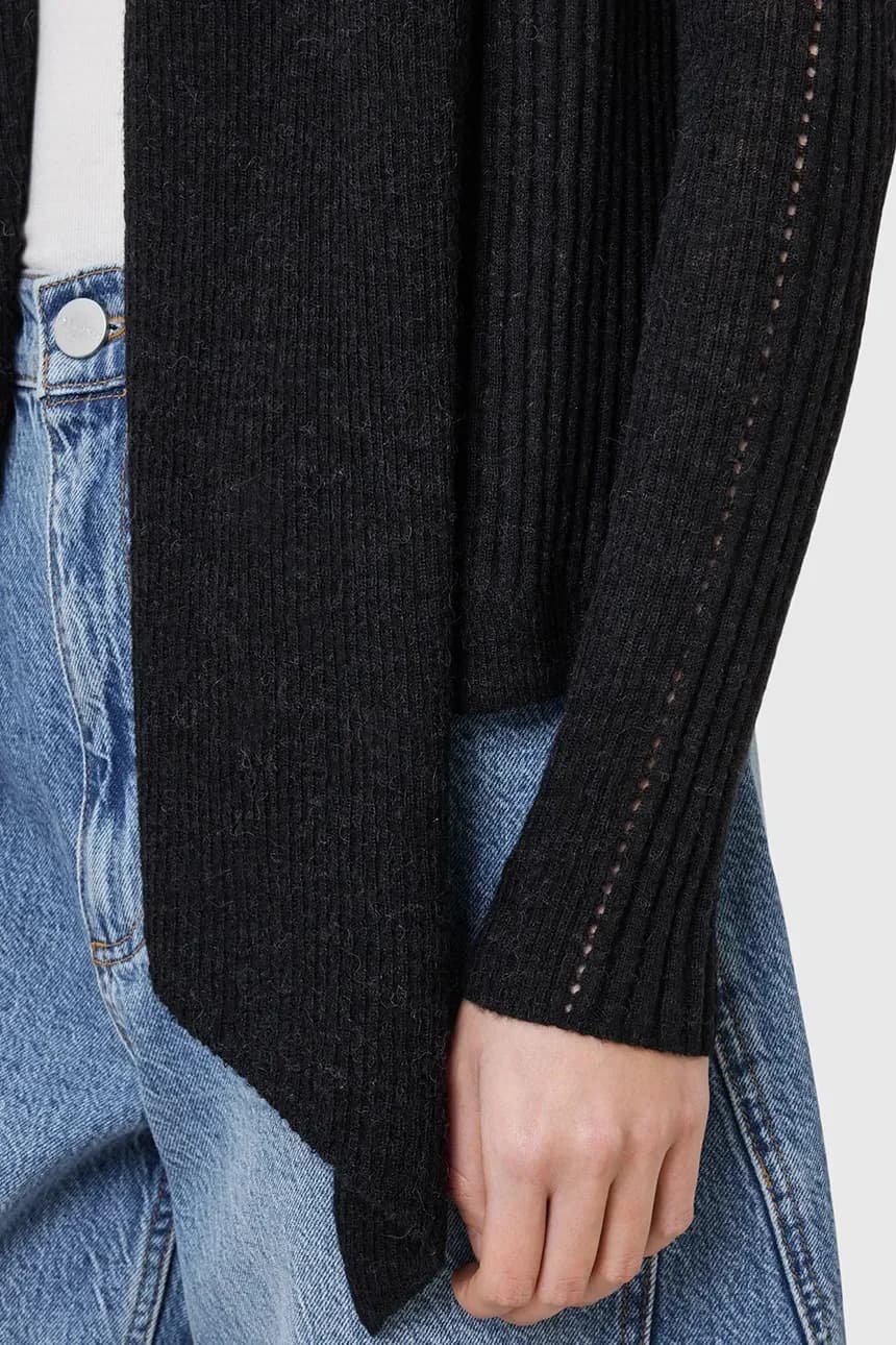 Кардиган из смесовой шерсти HARPER - фото 3