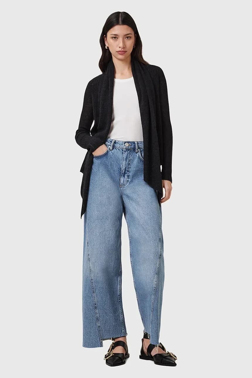 Кардиган из смесовой шерсти HARPER - фото 7