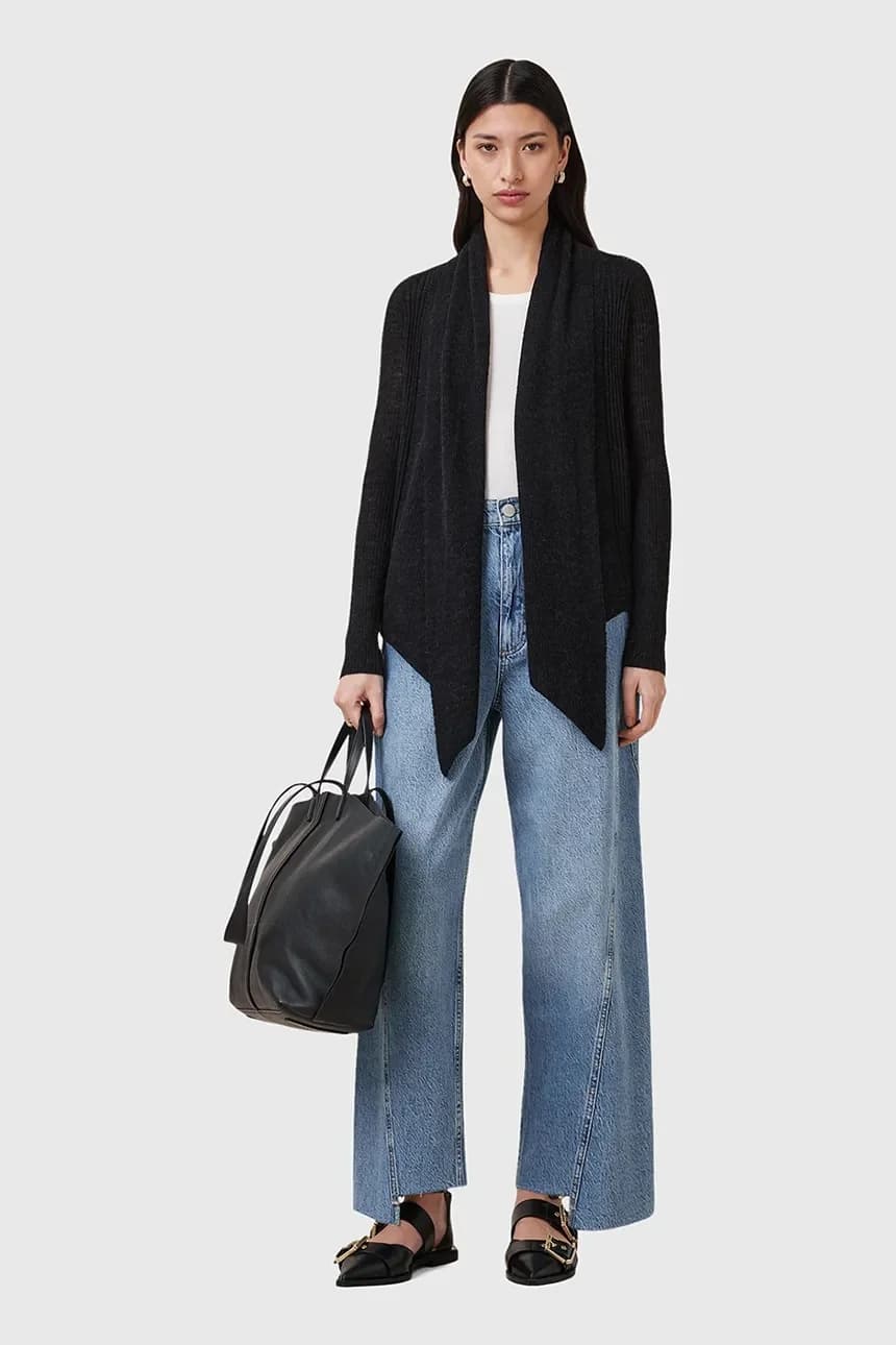 Кардиган из смесовой шерсти HARPER - фото 8