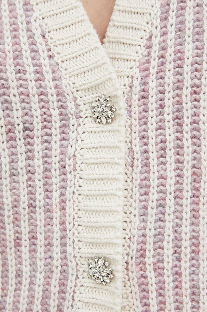 Кардиган из смесовой шерсти от Nolan Hanara - фото 5