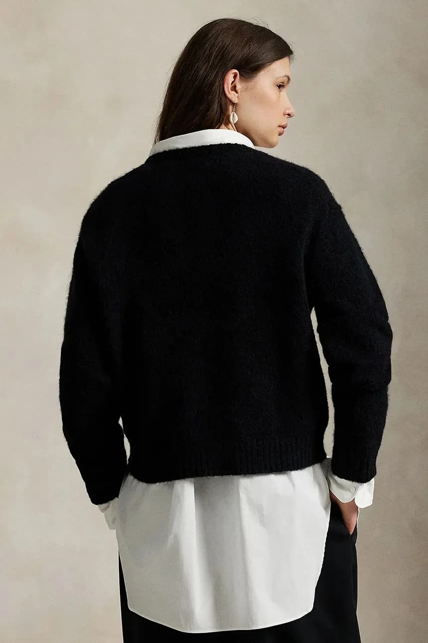 Свитер из смесовой шерсти - фото 2