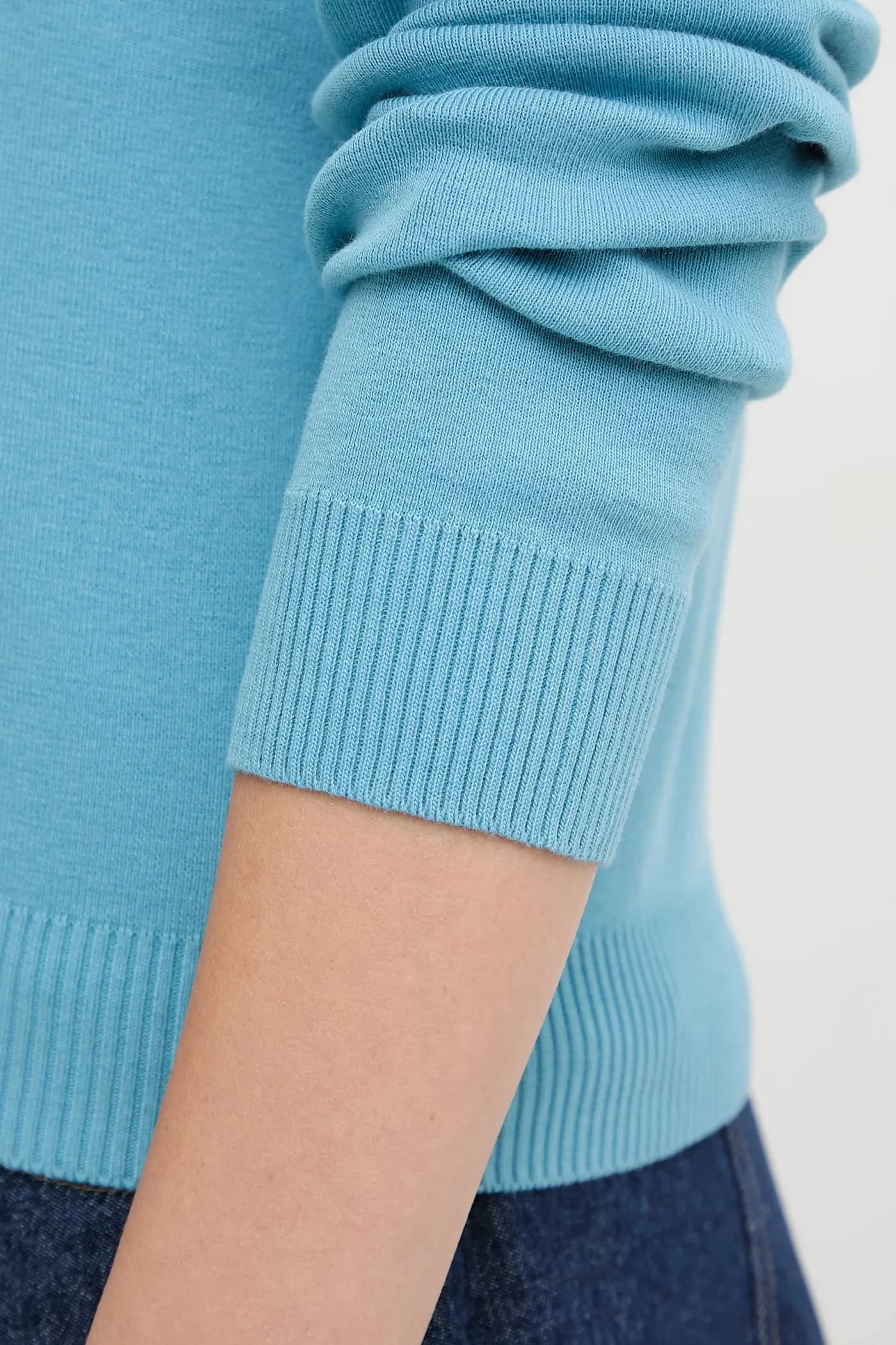 Хлопковый свитер - фото 5