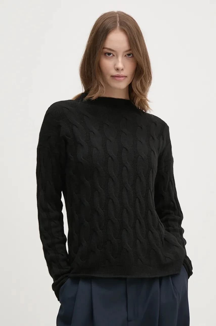 Свитер из смесовой шерсти