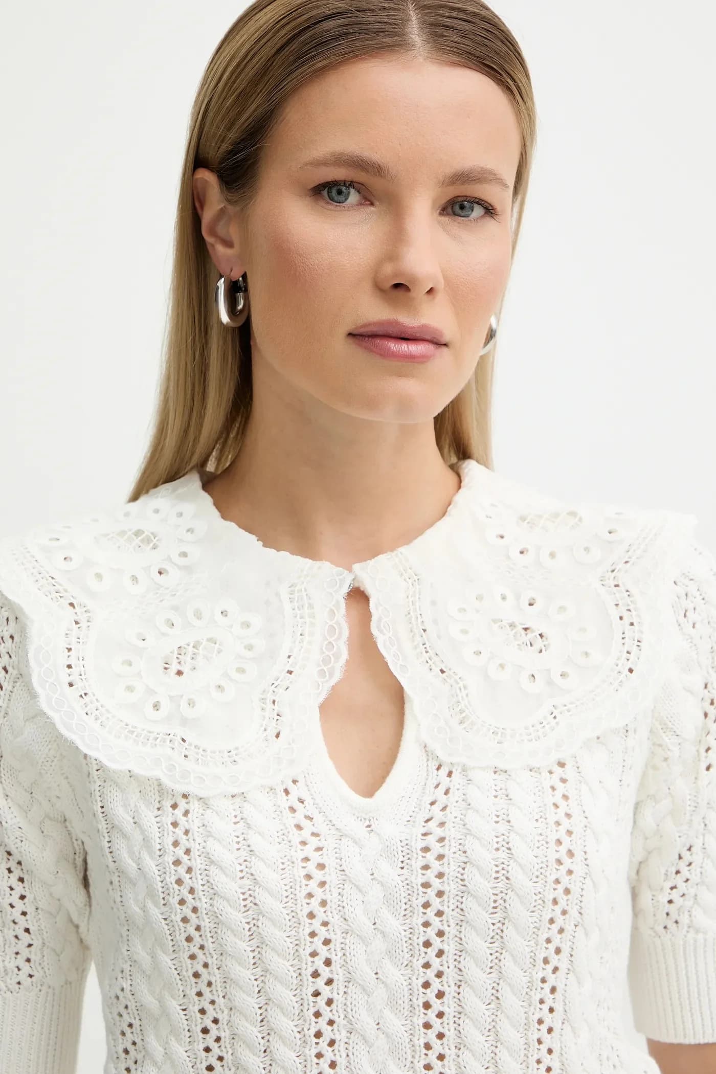 Хлопковый свитер - фото 4