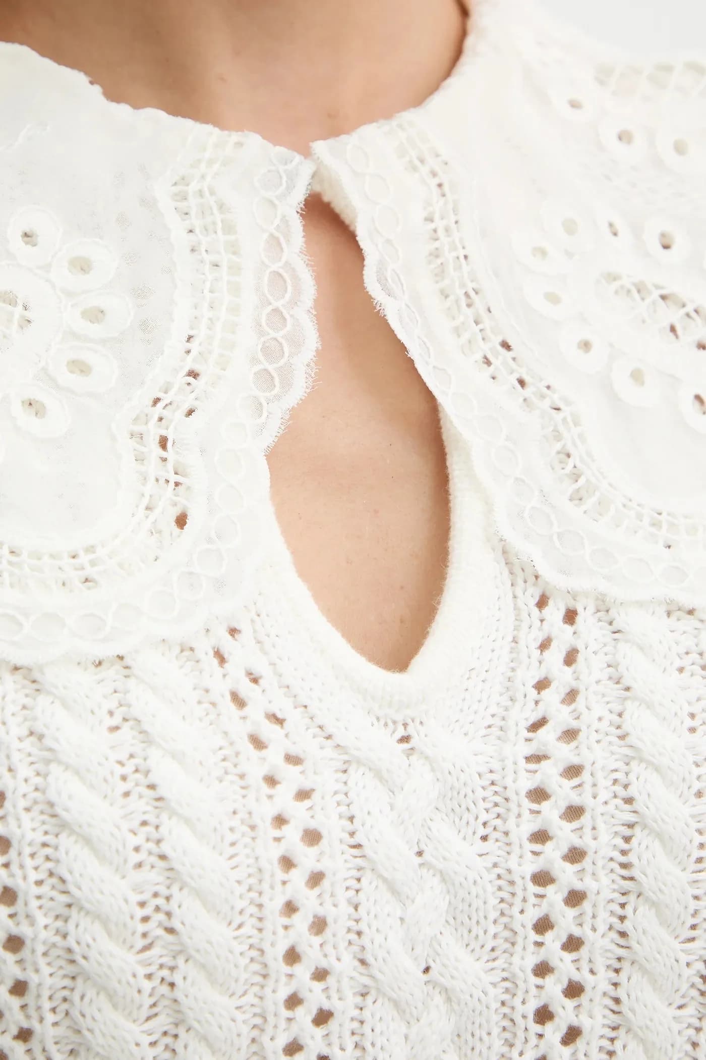 Хлопковый свитер - фото 5