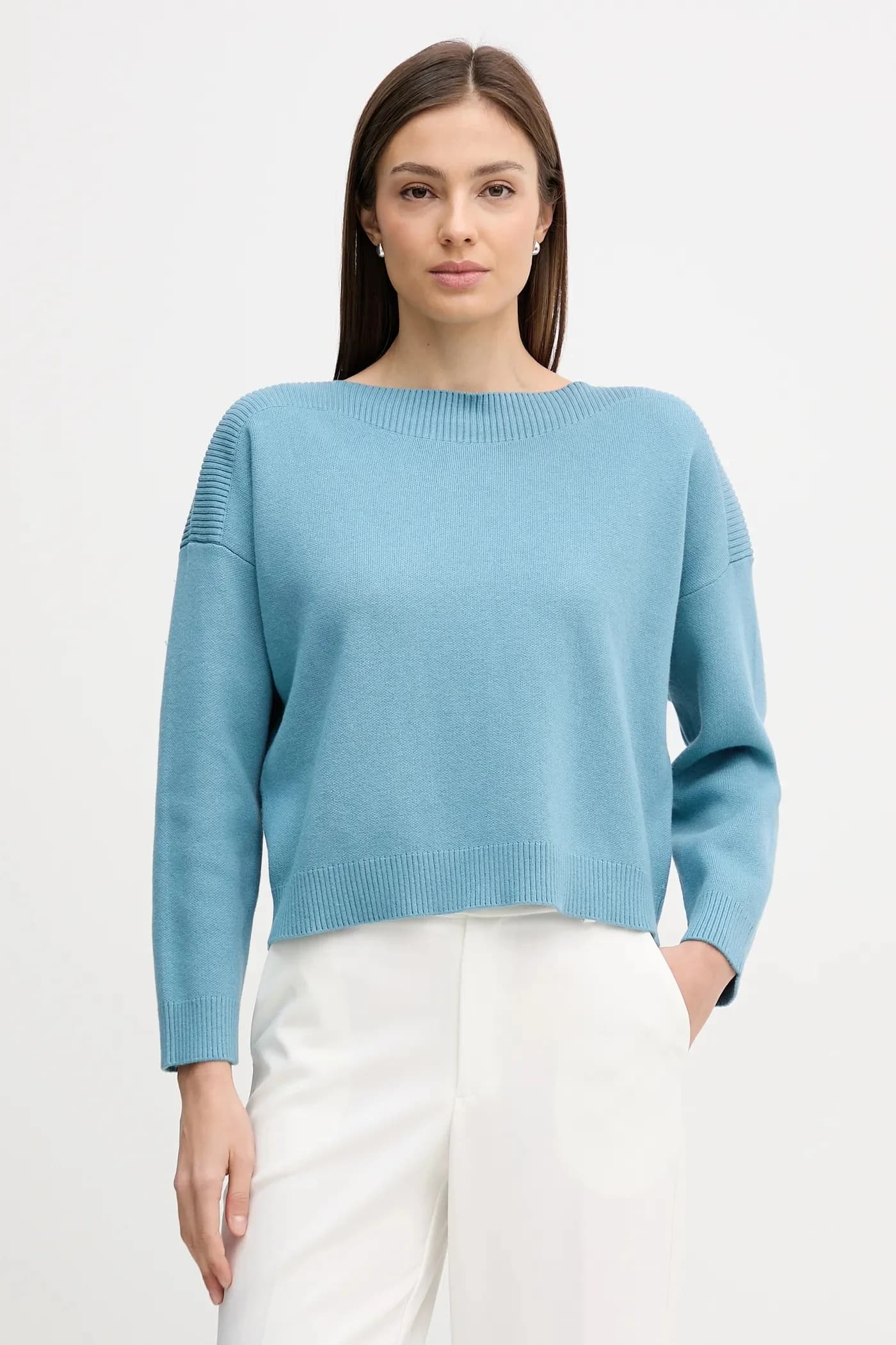 Свитер из смесовой шерсти