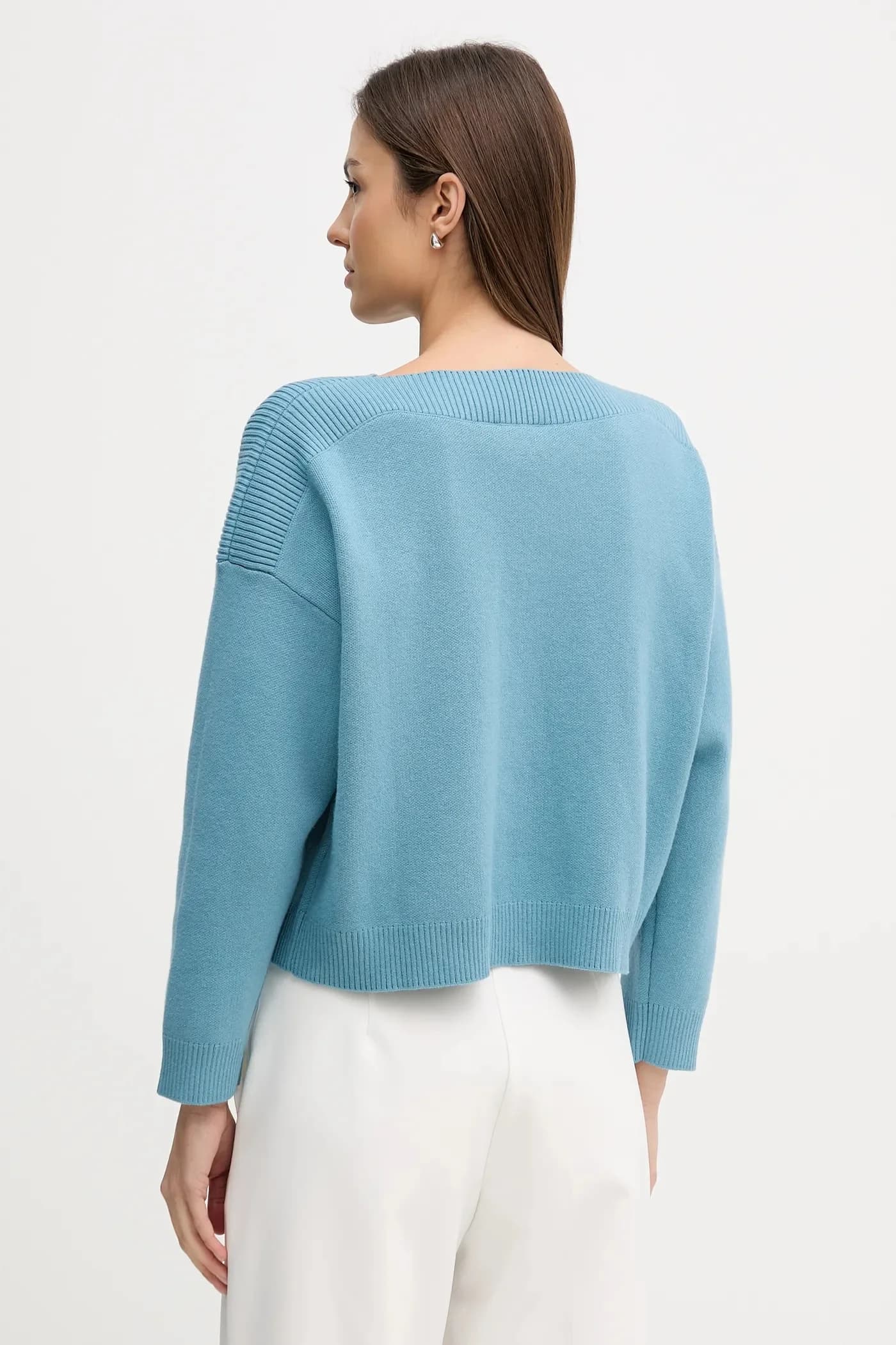 Свитер из смесовой шерсти - фото 3