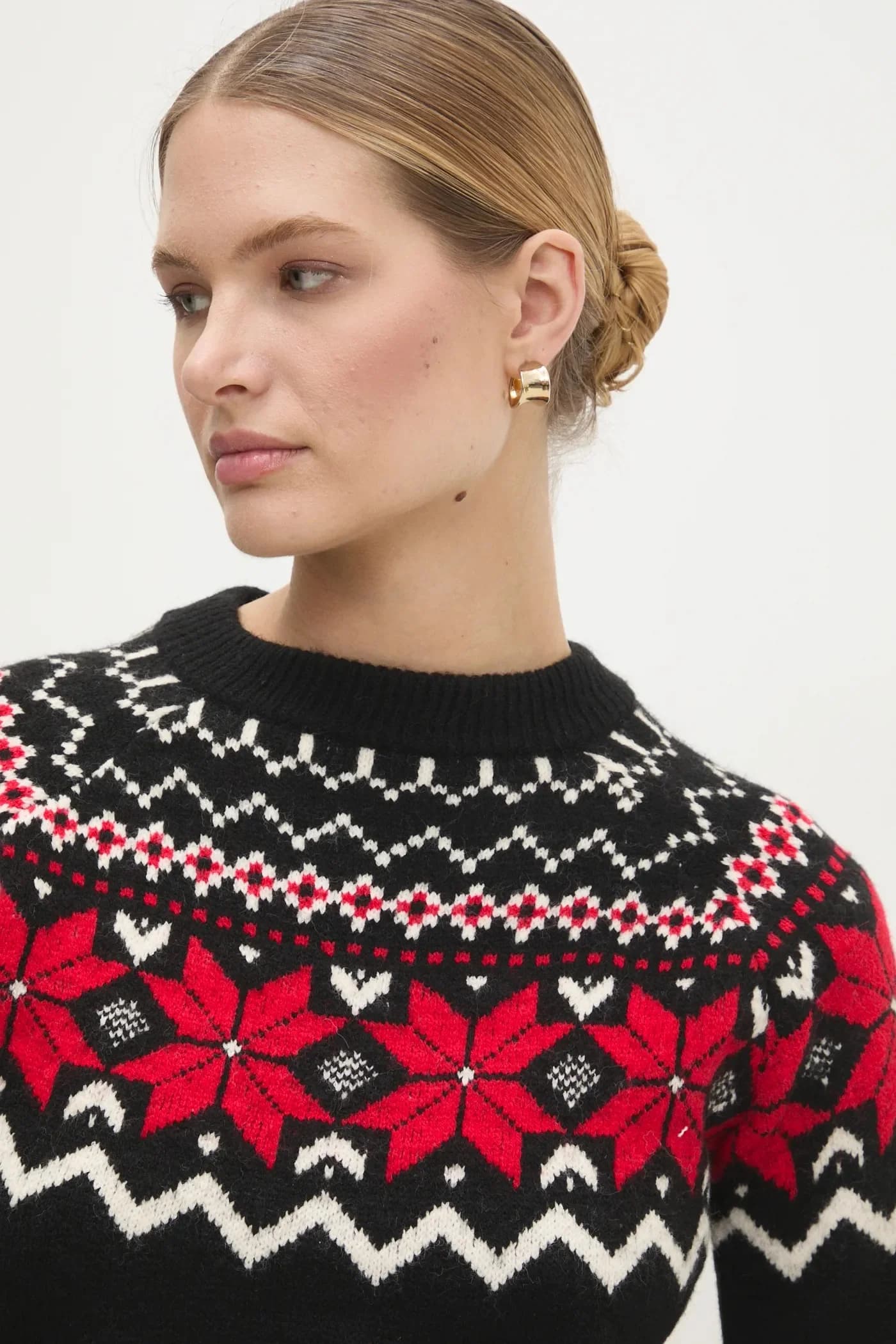 Свитер из смесовой шерсти - фото 4