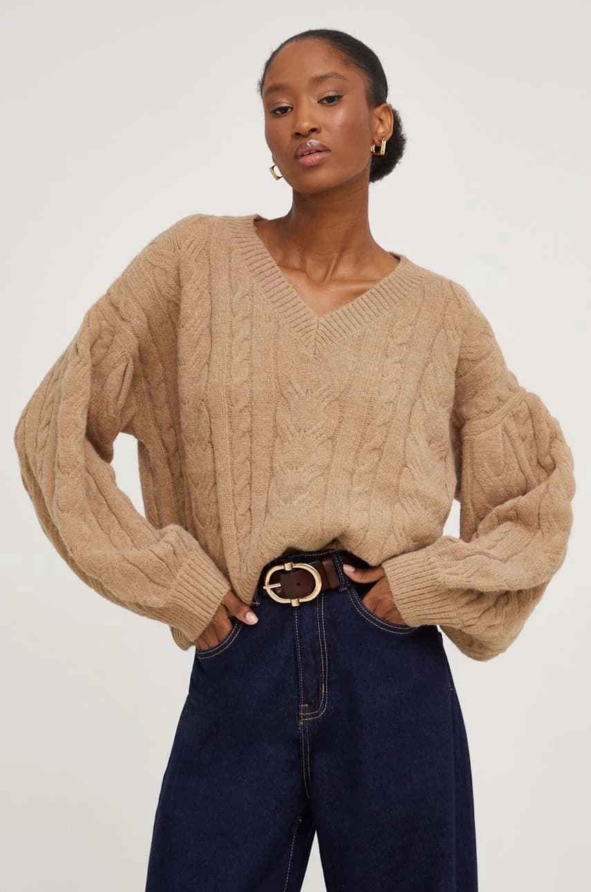 Свитер из смесовой шерсти - фото 4