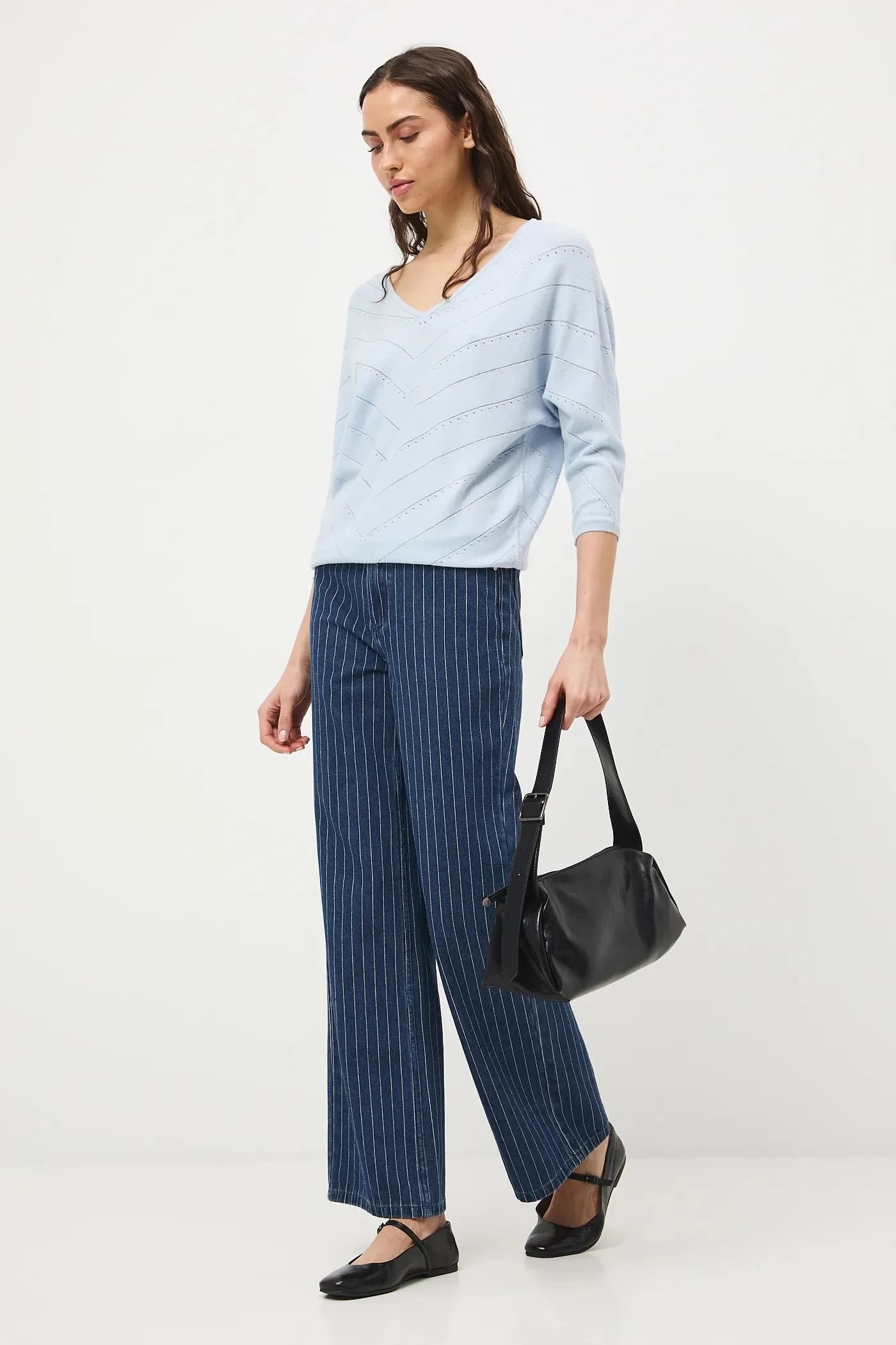 Женский ажурный свитер - фото 2