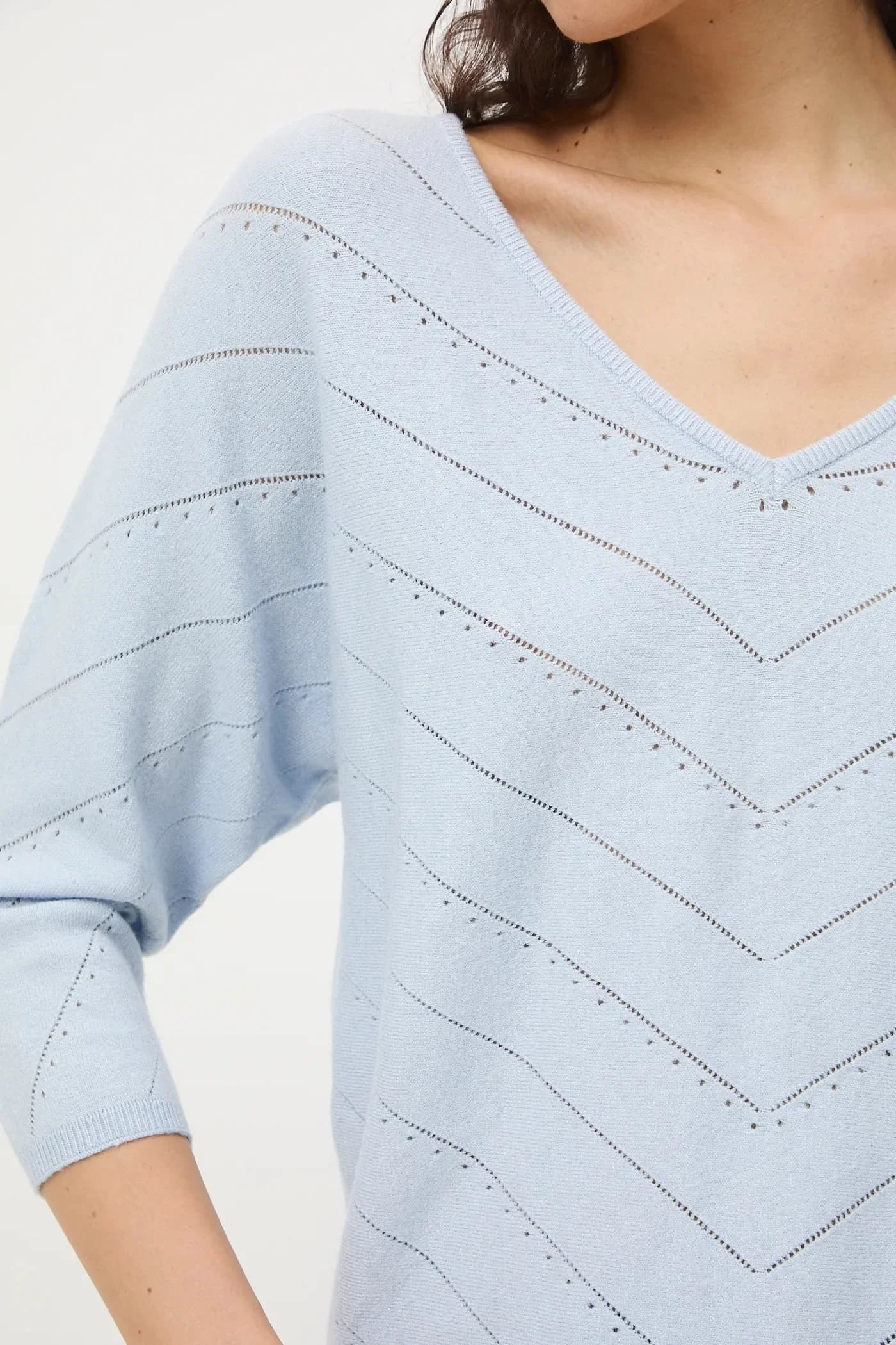 Женский ажурный свитер - фото 5