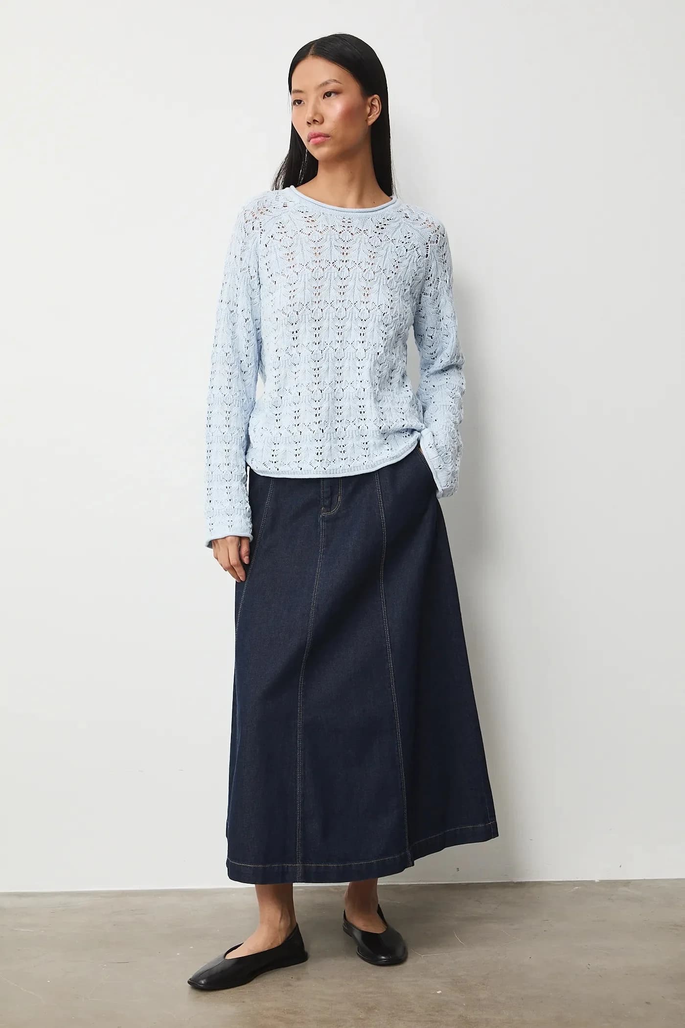 Хлопковый свитер - фото 2