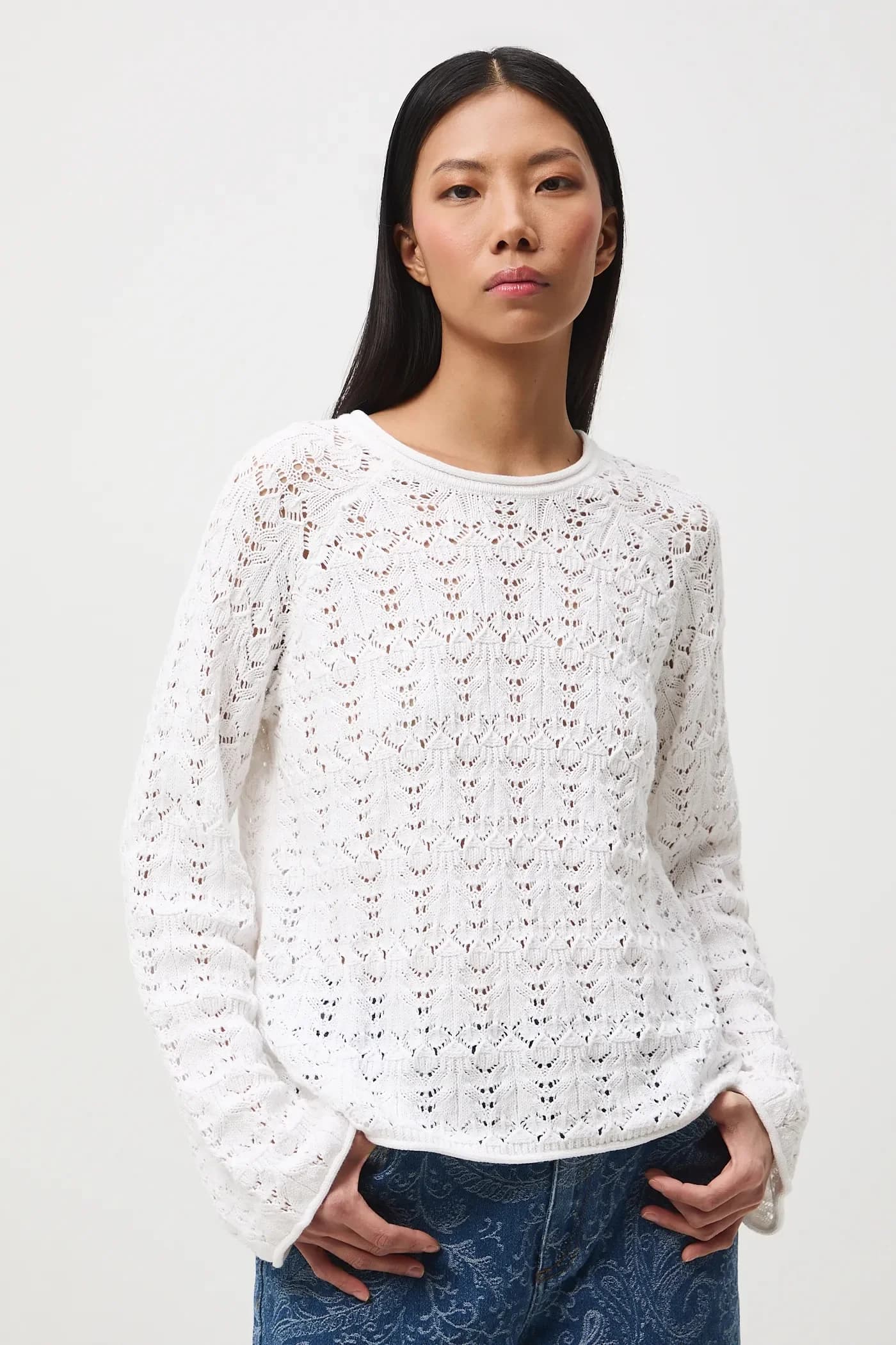 Хлопковый свитер - фото 2