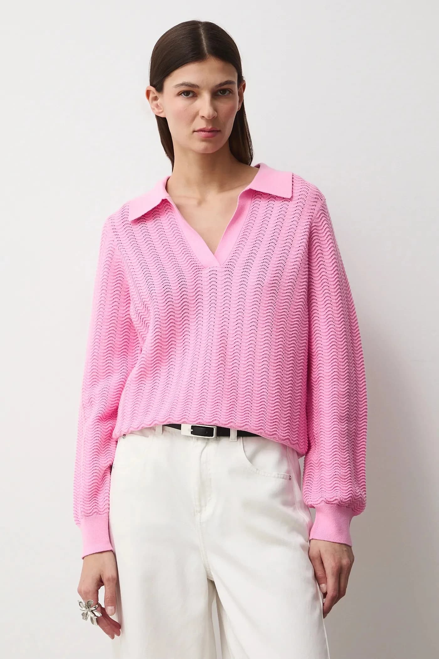 Хлопковый свитер - фото 2