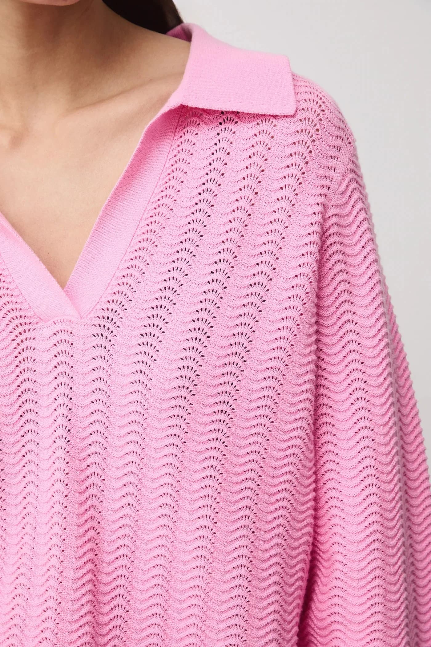 Хлопковый свитер - фото 5