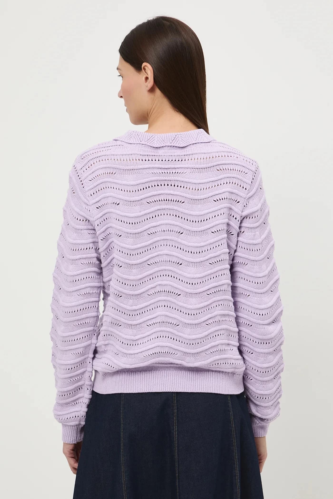 Хлопковый свитер - фото 3