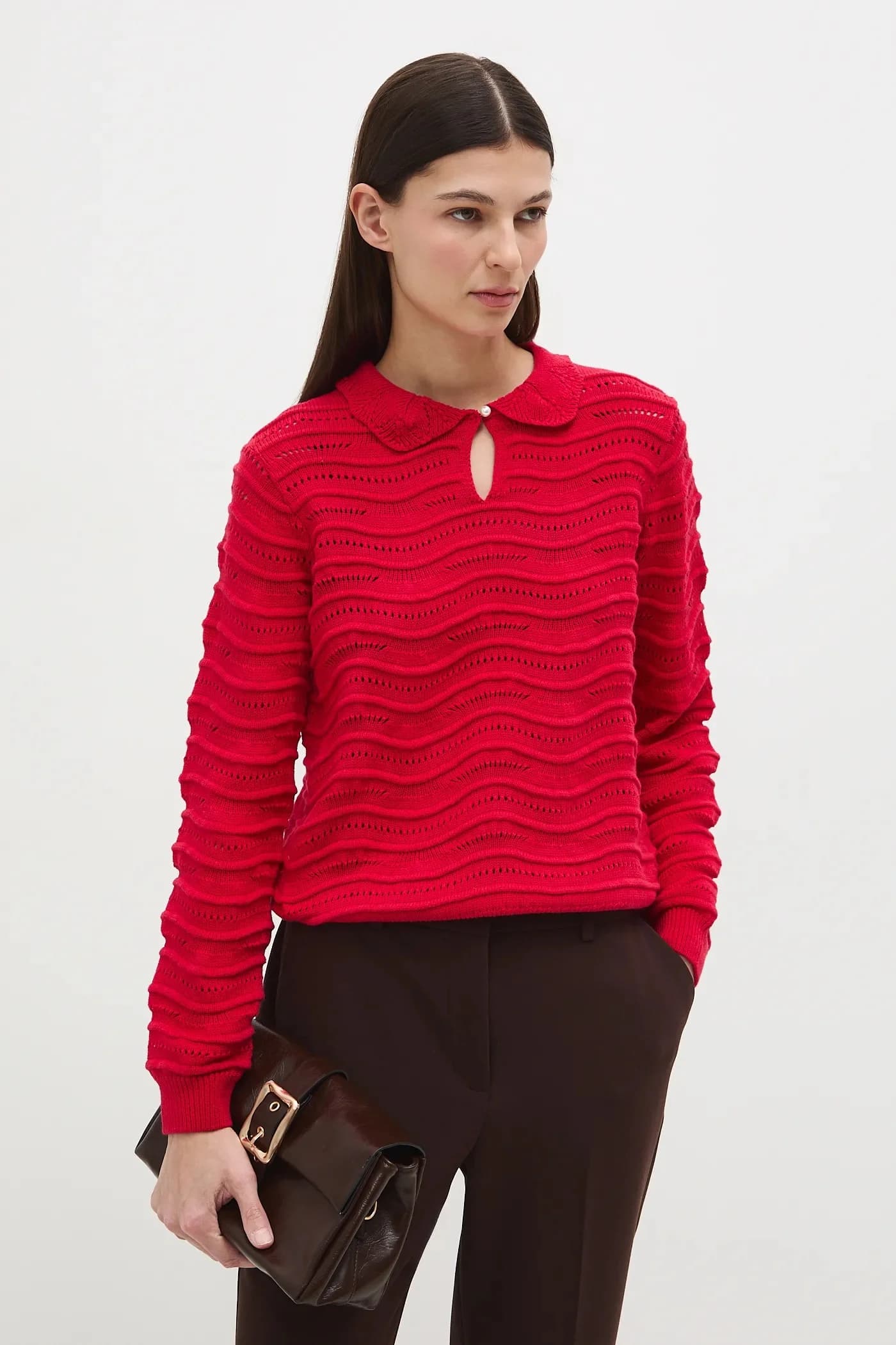 Хлопковый свитер - фото 2