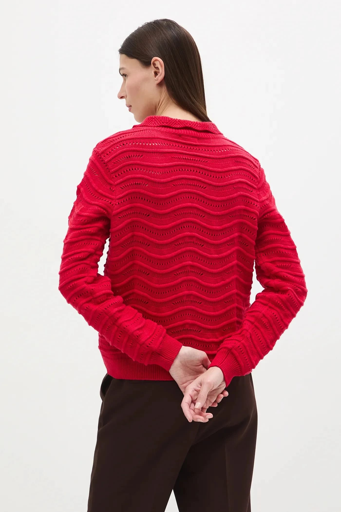 Хлопковый свитер - фото 3