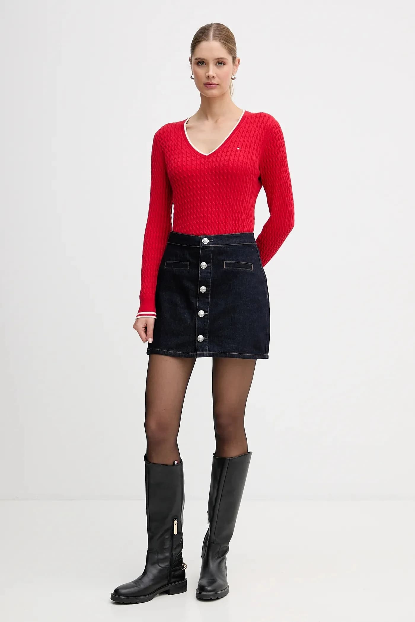 Хлопковый свитер - фото 2