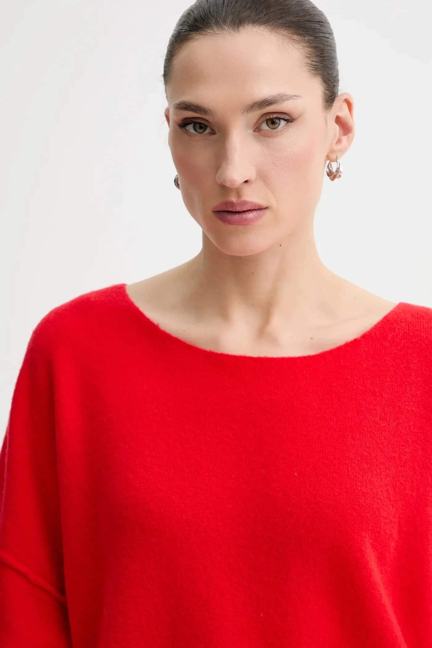 Свитер из смесовой шерсти PULL ML COL BATEAU - фото 4