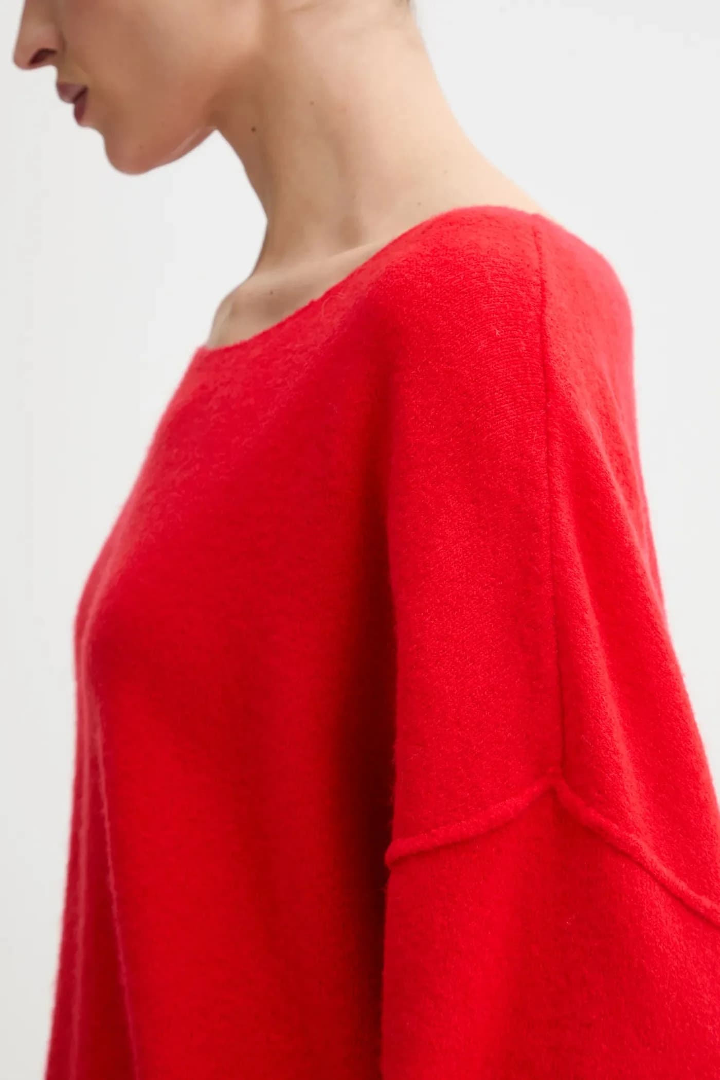 Свитер из смесовой шерсти PULL ML COL BATEAU - фото 5