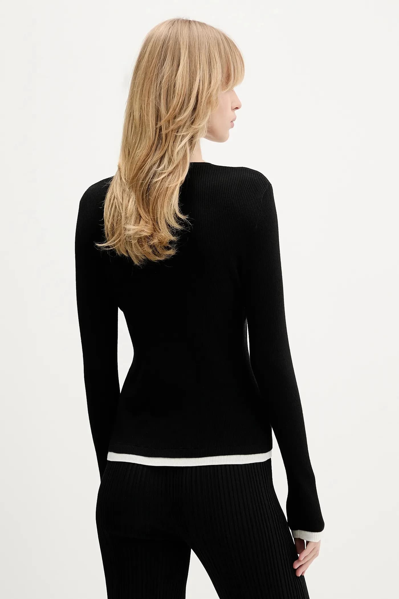 Свитер из смесовой шерсти - фото 3