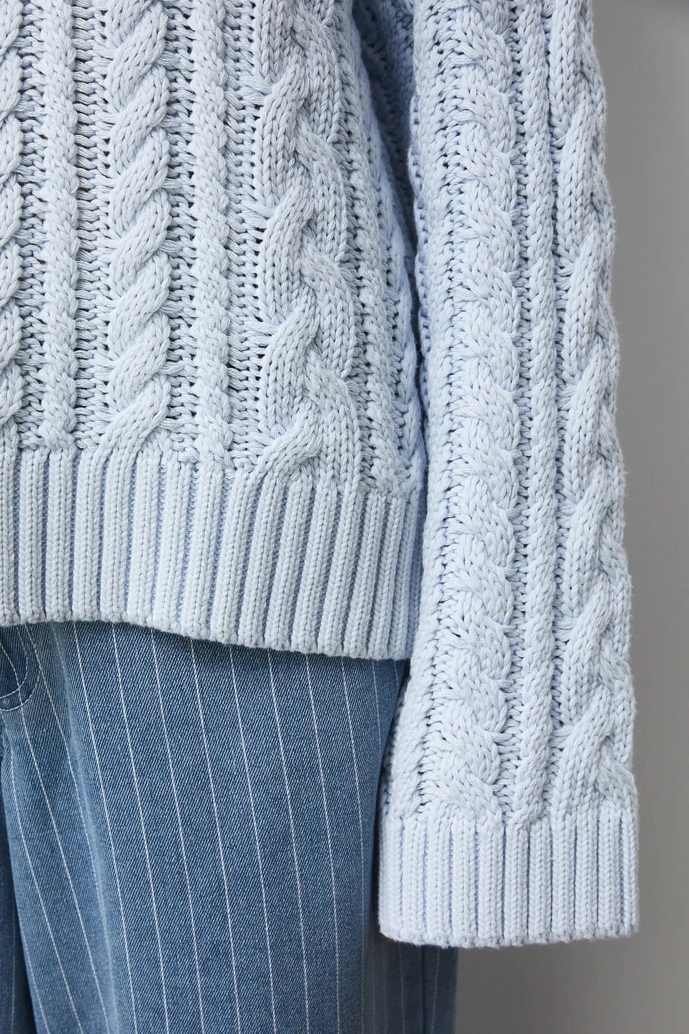 Хлопковый свитер - фото 5