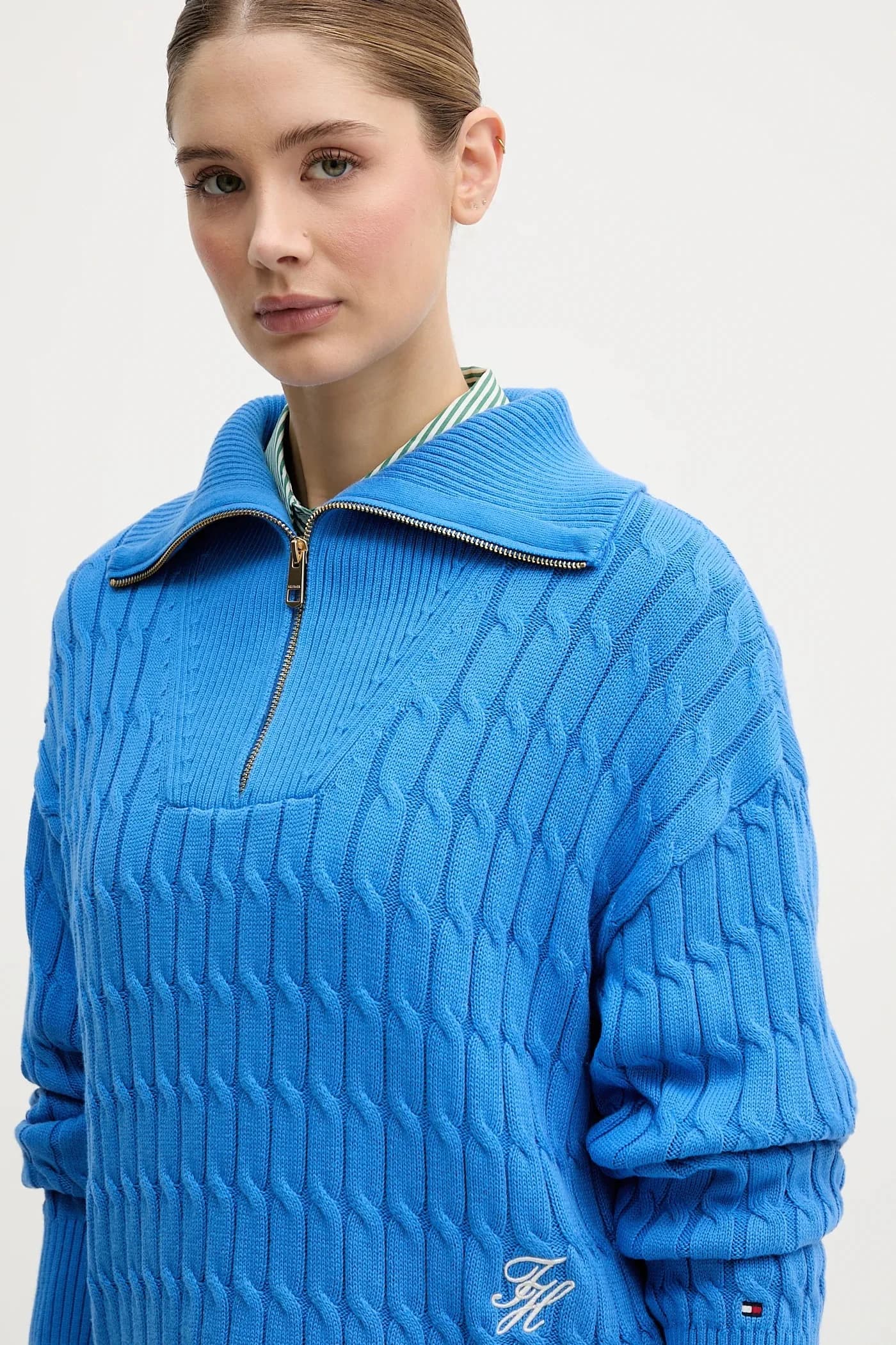 Хлопковый свитер - фото 4