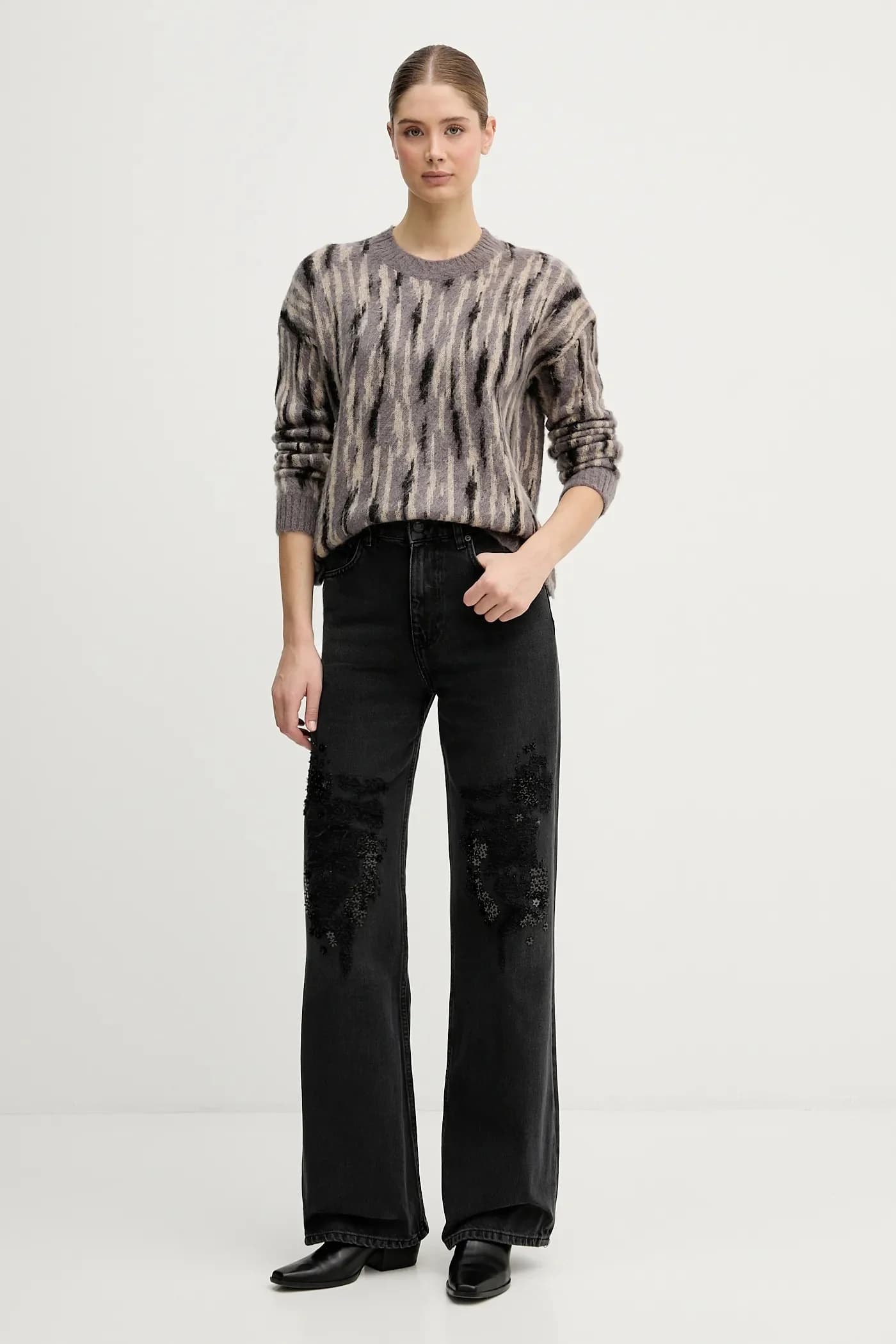 Свитер с мохером - фото 2