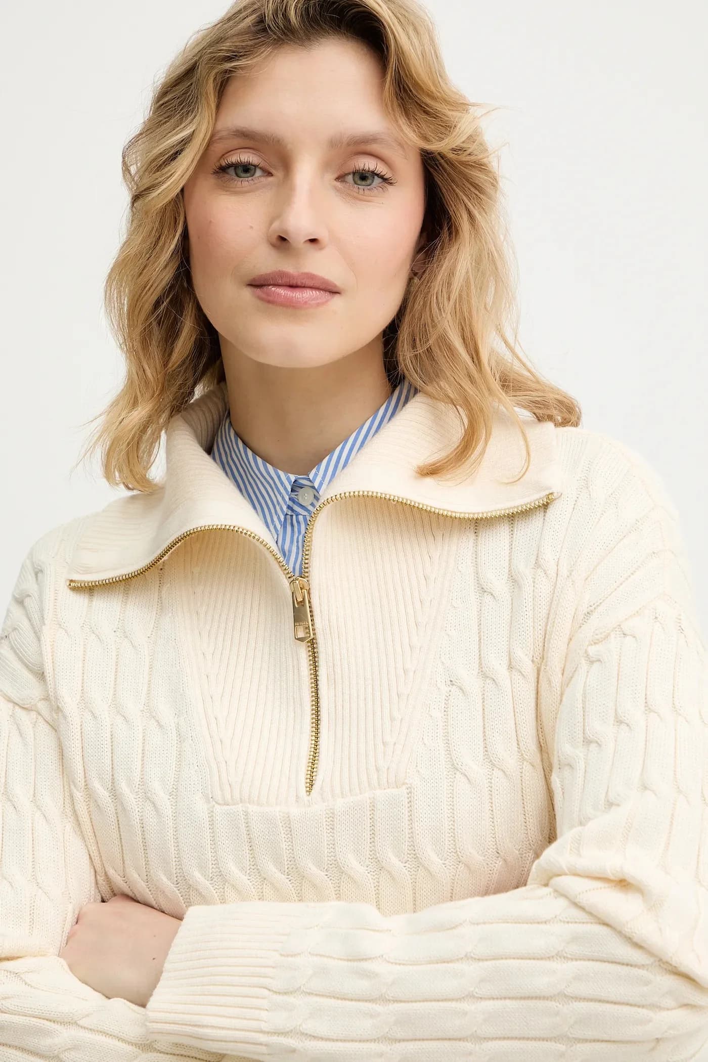 Хлопковый свитер - фото 5