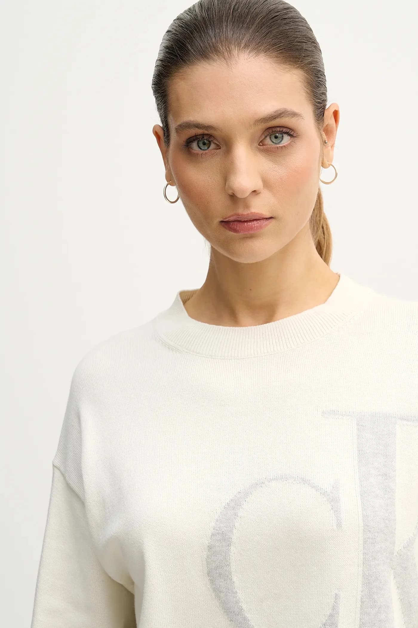 Хлопковый свитер - фото 4