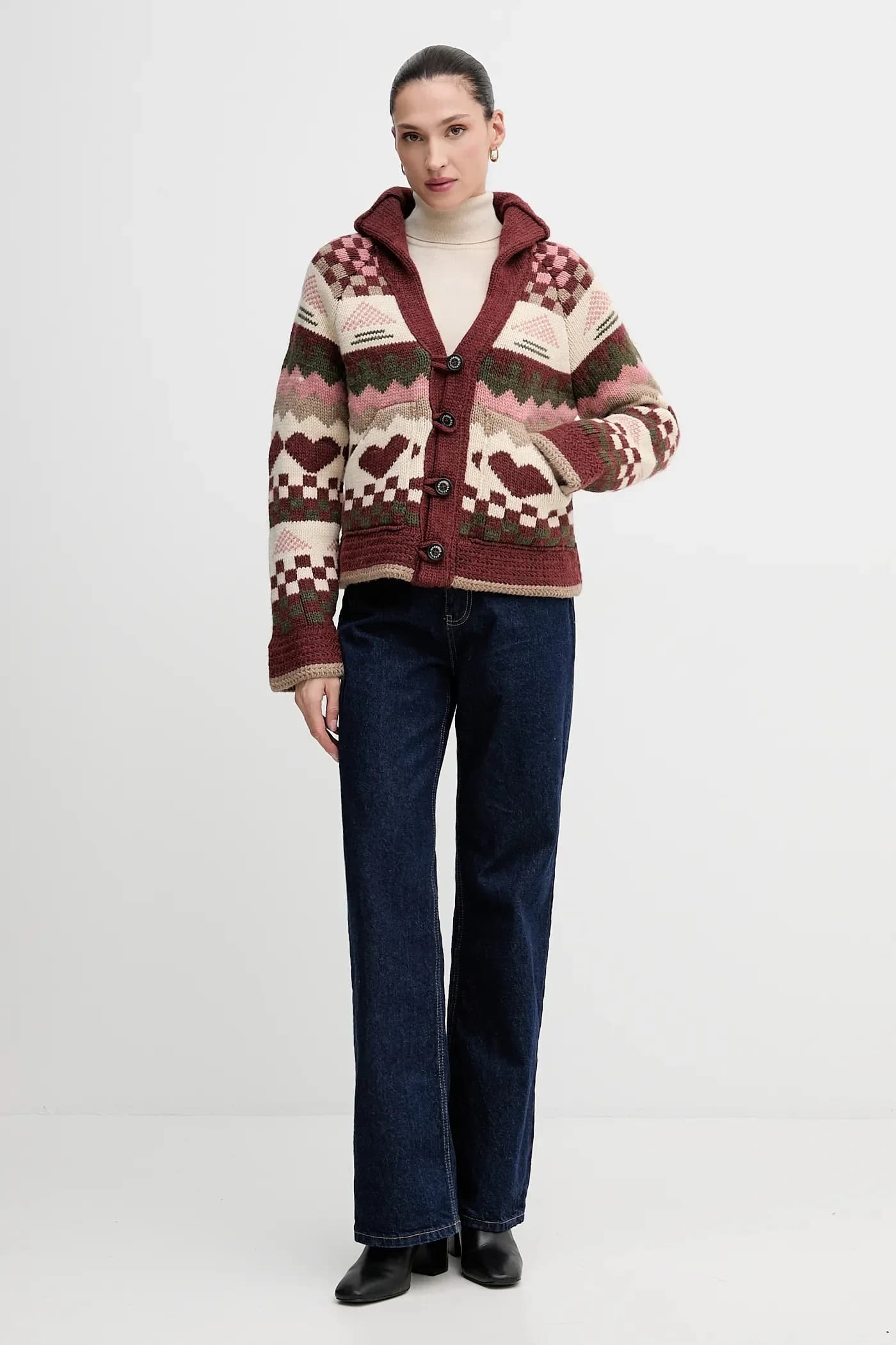 Свитер из смесовой шерсти - фото 2