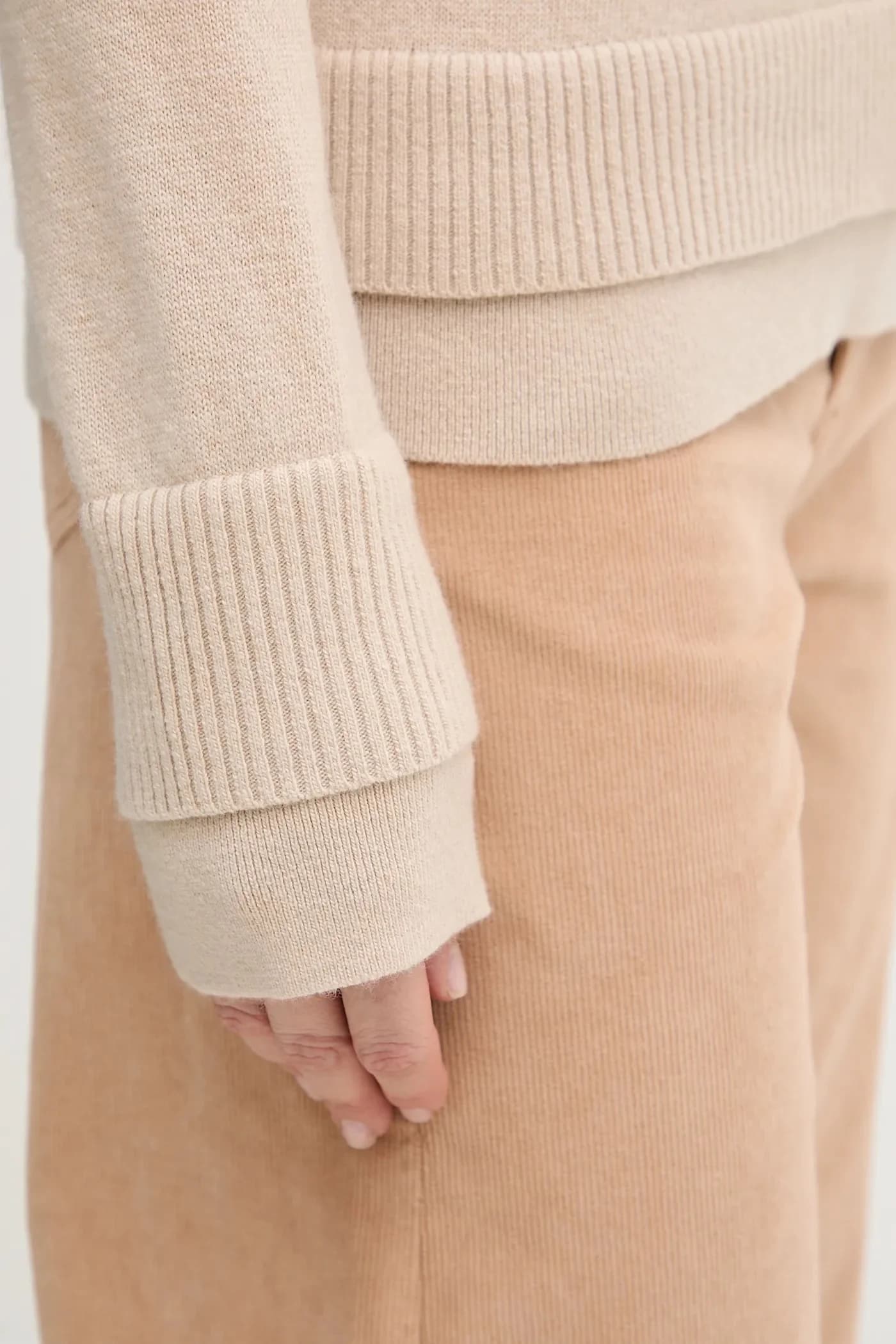 Свитер из смесовой шерсти - фото 5