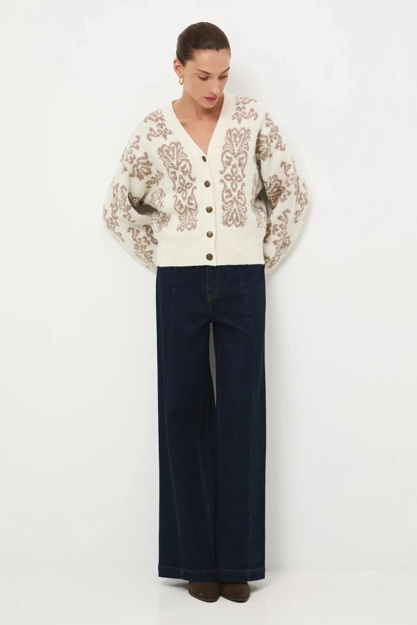 Кардиган из смесовой шерсти