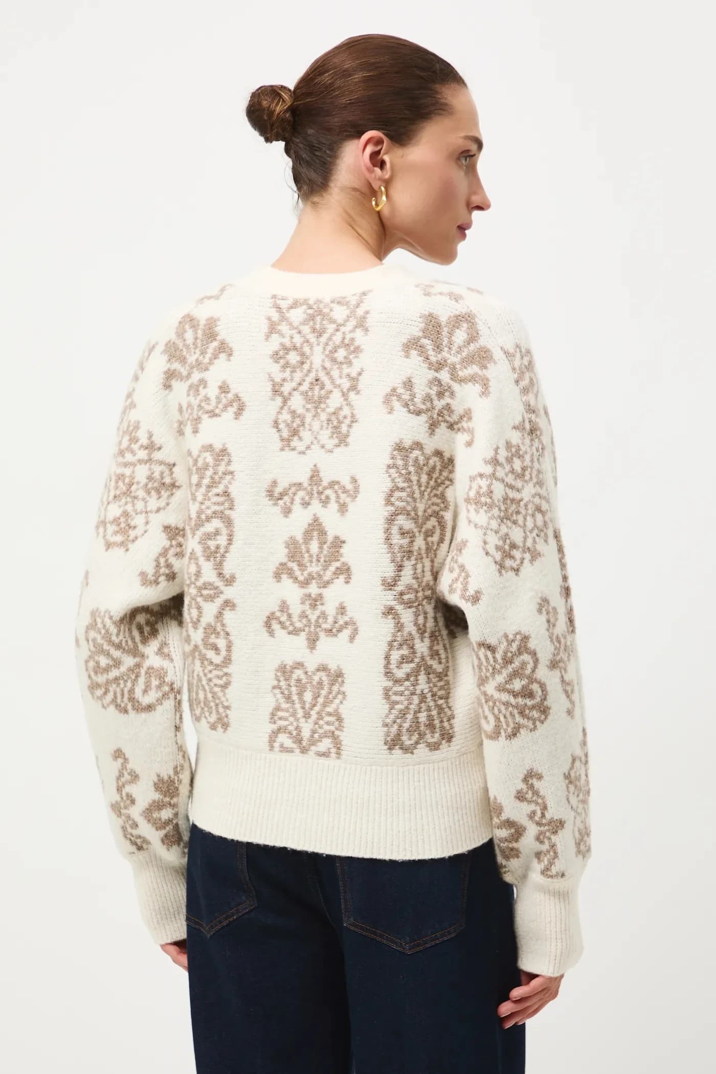 Кардиган из смесовой шерсти - фото 3