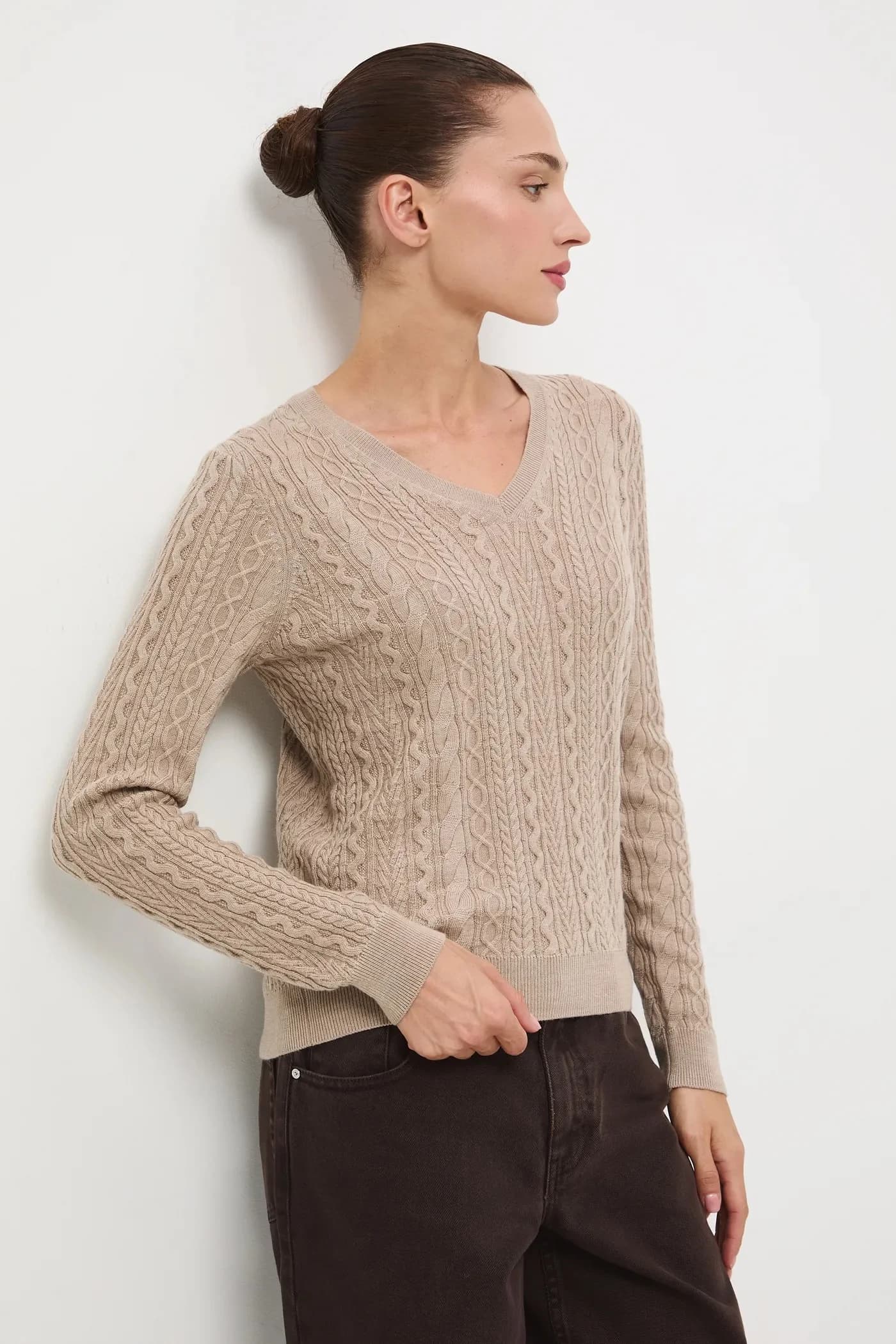 Свитер из мериносовой шерсти