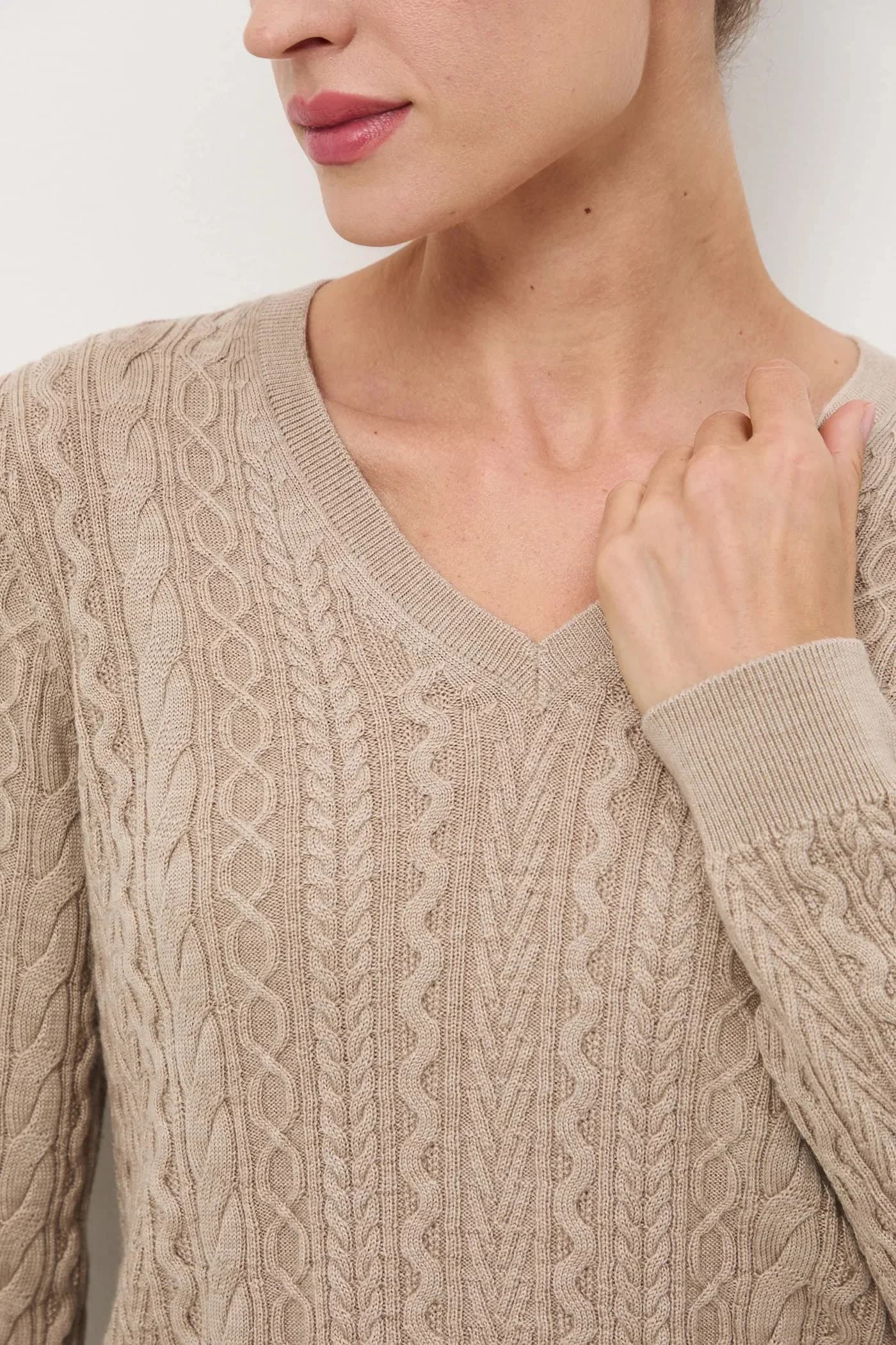 Свитер из мериносовой шерсти - фото 5