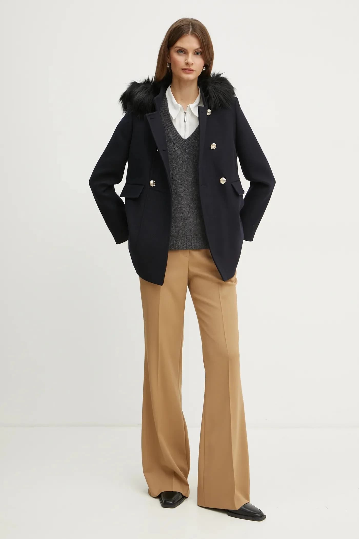 MPLUIE жилет из смесовой шерсти - фото 2