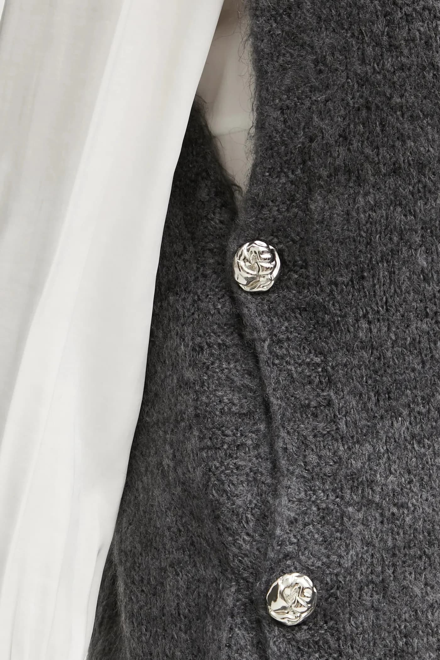 MPLUIE жилет из смесовой шерсти - фото 5