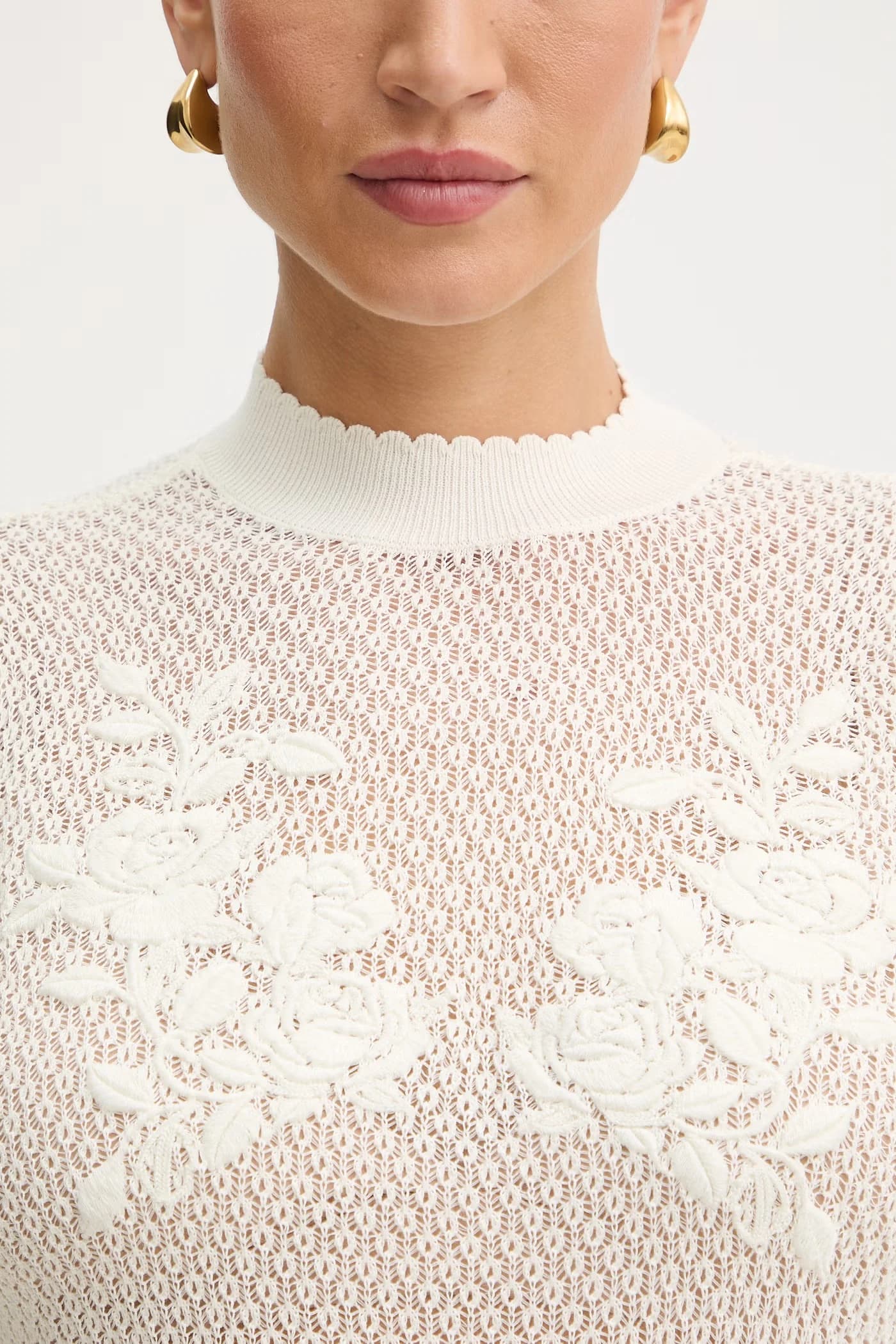 Хлопковый свитер - фото 5