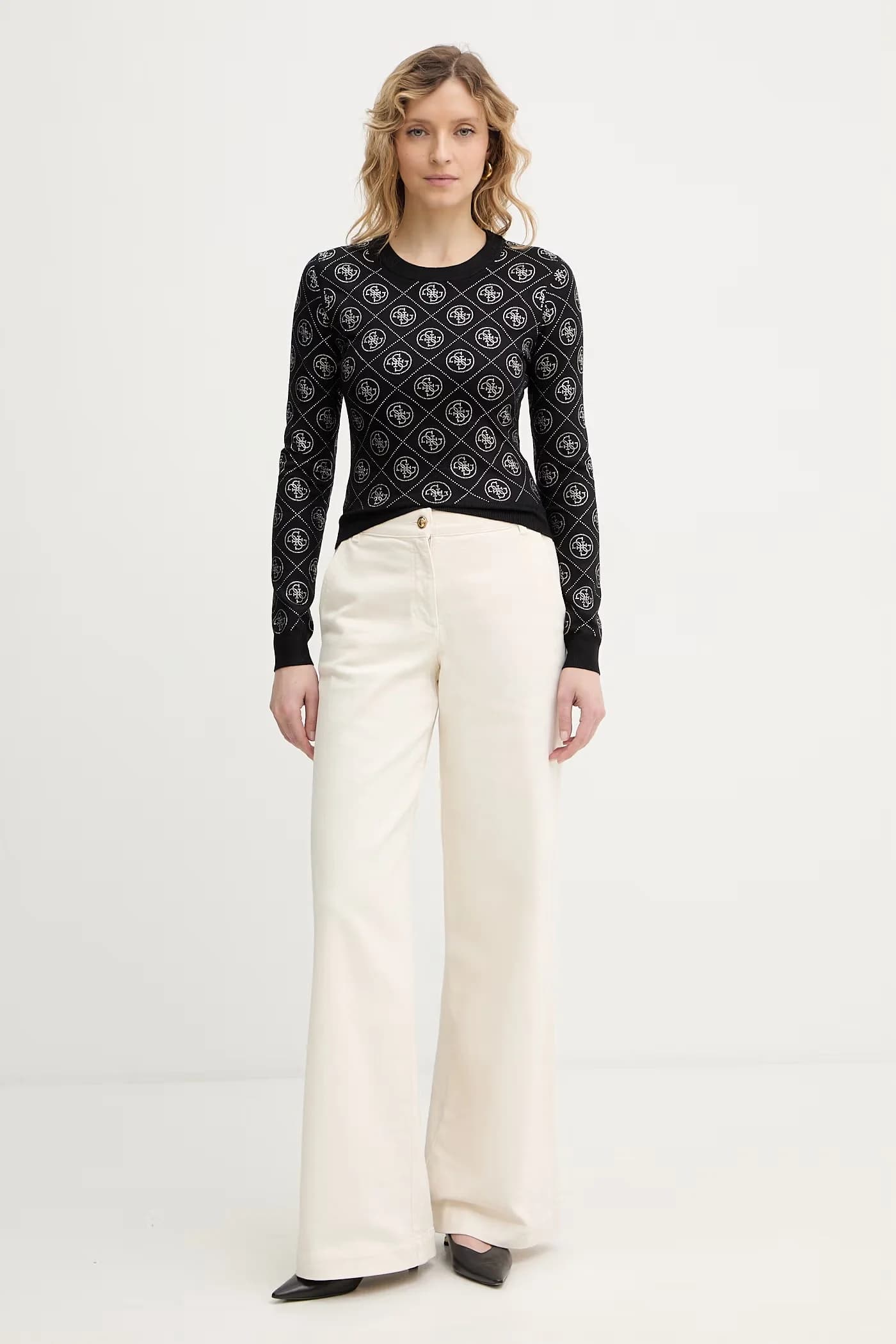 свитер 4G из смесовой шерсти - фото 2