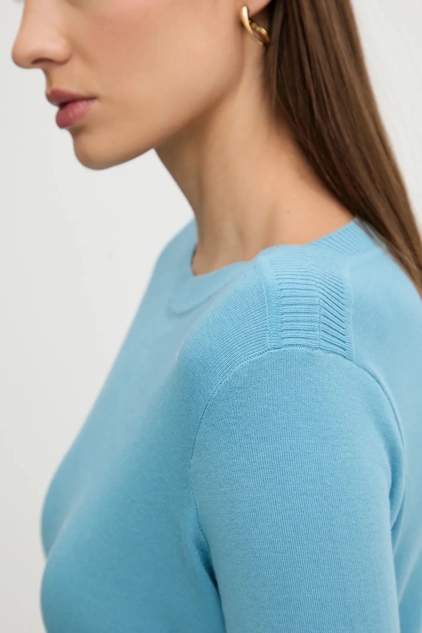 Хлопковый свитер - фото 5