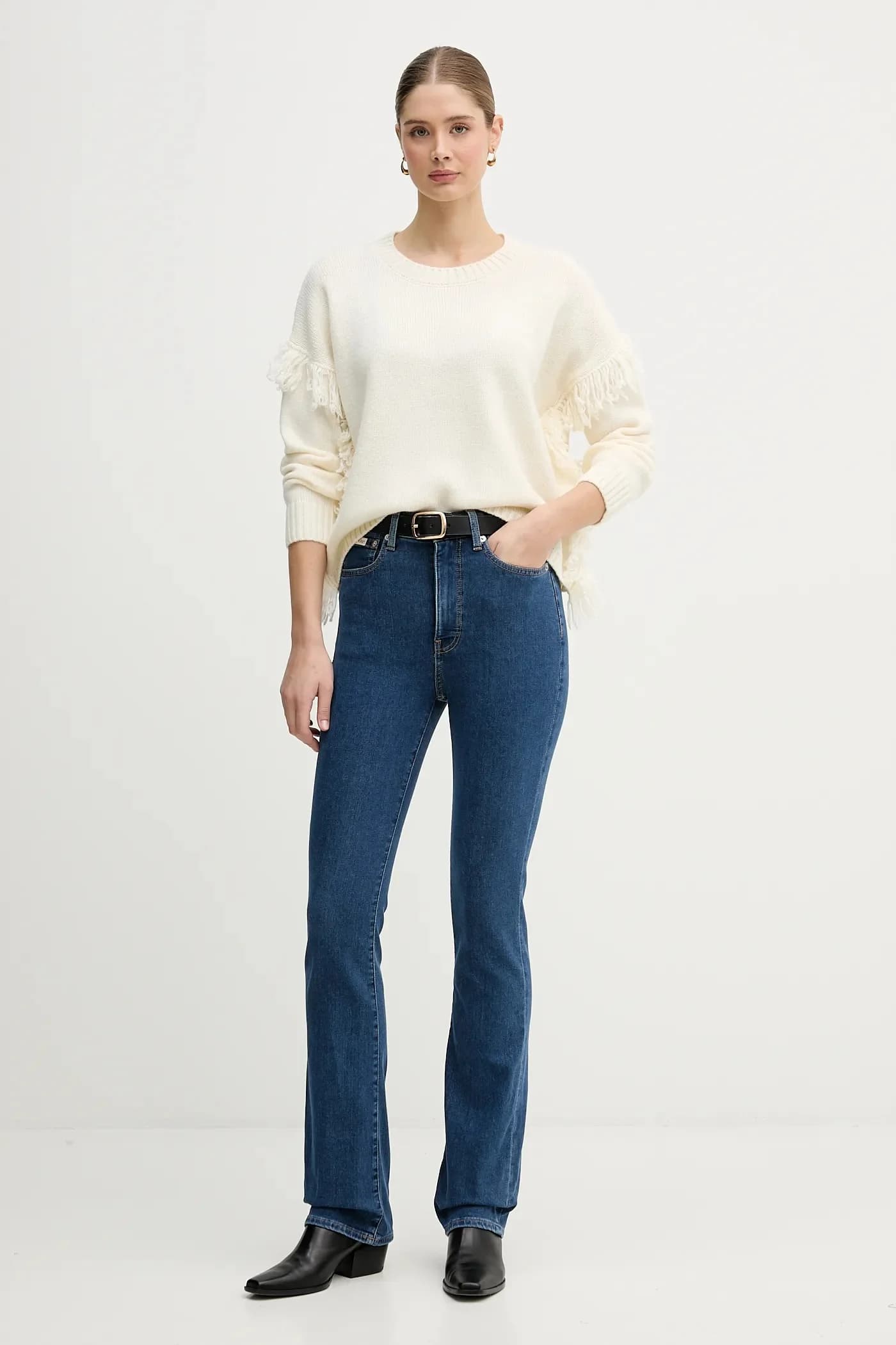 Свитер из смесовой шерсти - фото 2